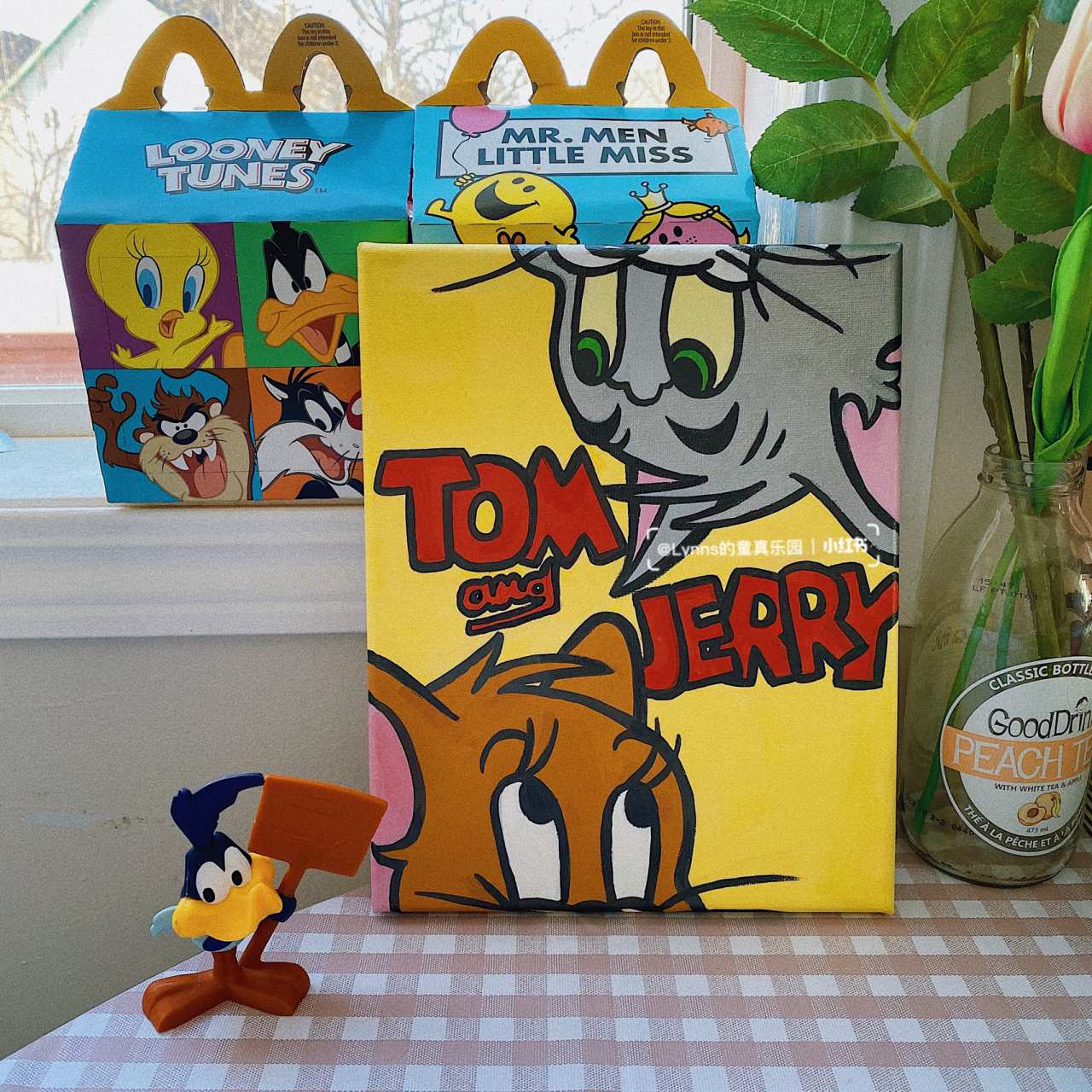 96丙烯画|猫和老鼠9399tom and jerry 新画来啦～～ 	 96颜色