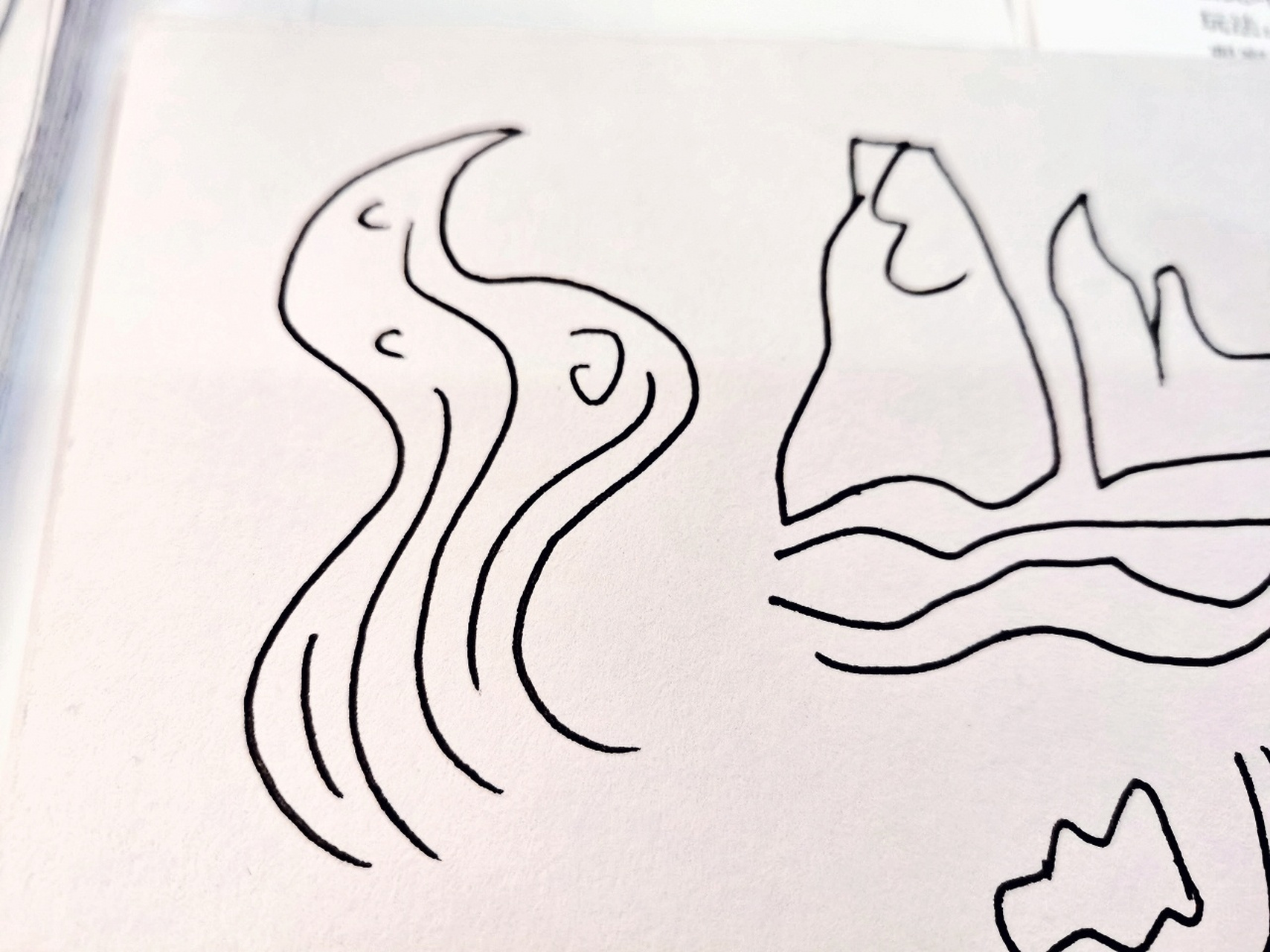 幼师day248---简笔画:河流 弯弯的河水从天上来 留下那万紫千红一片海