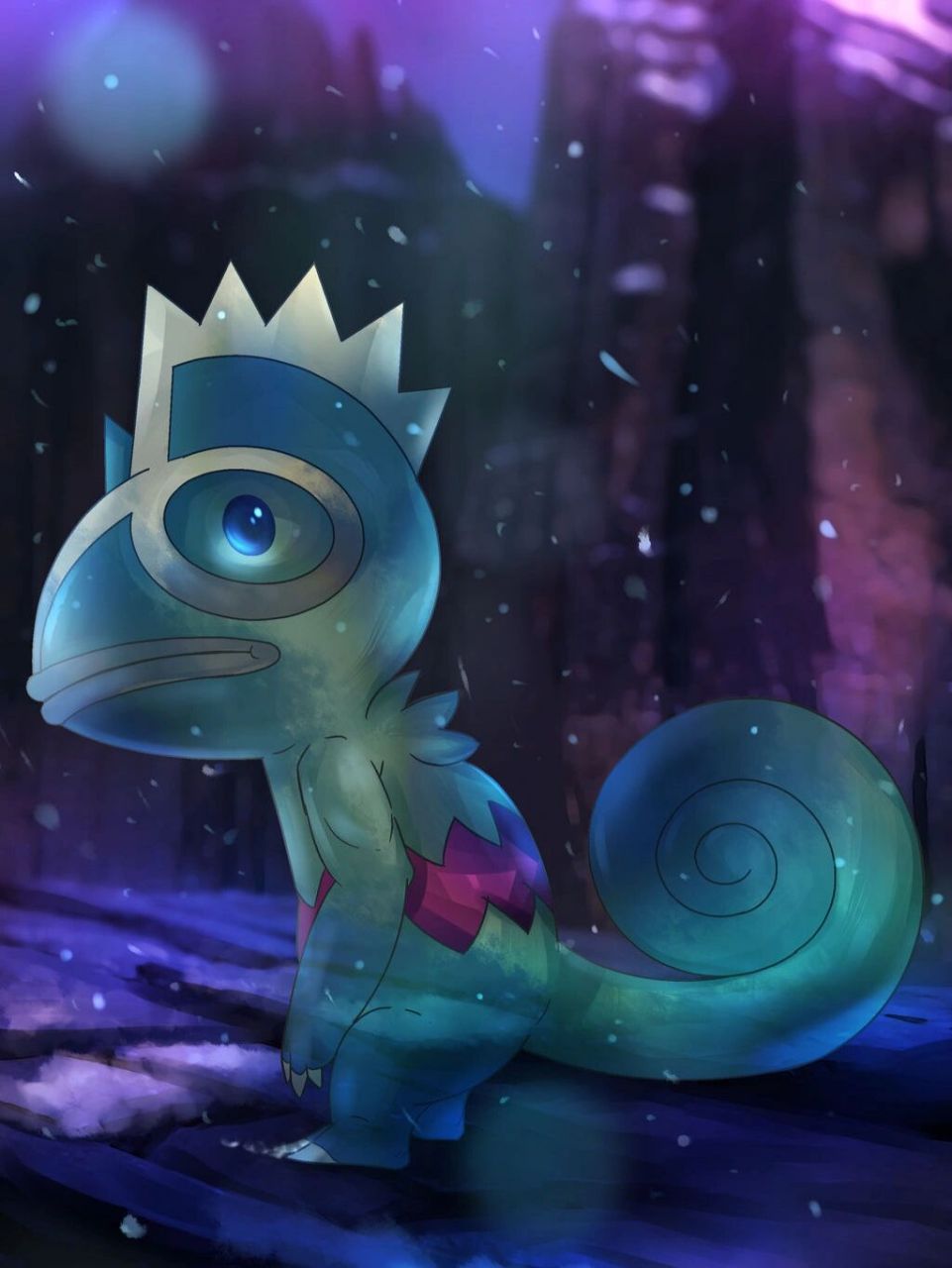 宝可梦|152手机壁纸:变隐龙 这个世界没有错,谁让你长得不好看又没钱.