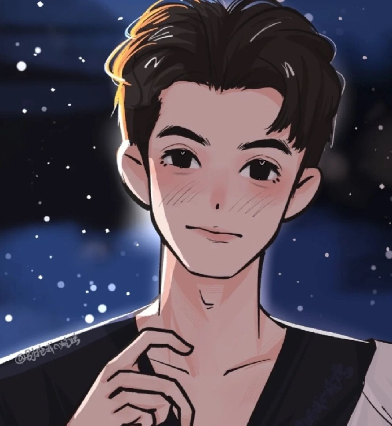 虞书欣王鹤棣卡通头像