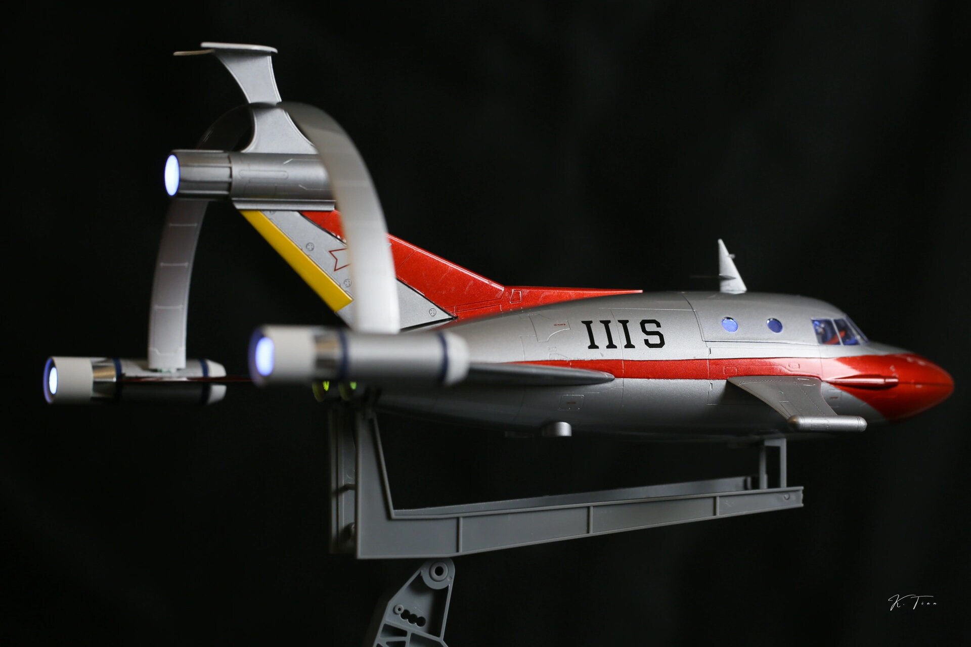 初代奥特曼 科学特搜队 威托 1/72载具模型 长谷川拼装套件 初代奥特