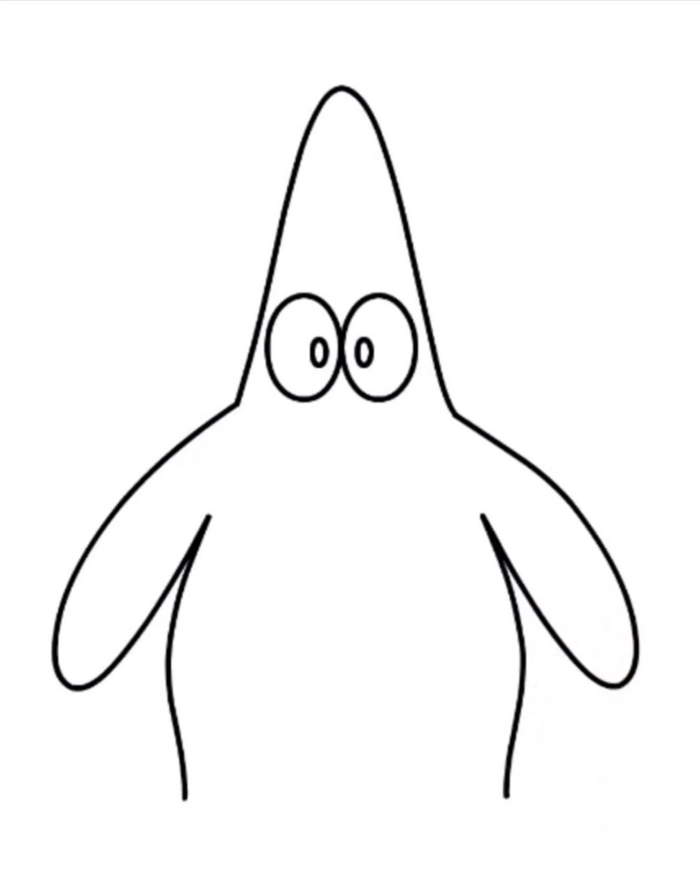 今天小艺教大家如何简笔画出派大星,一定要动手尝试喔