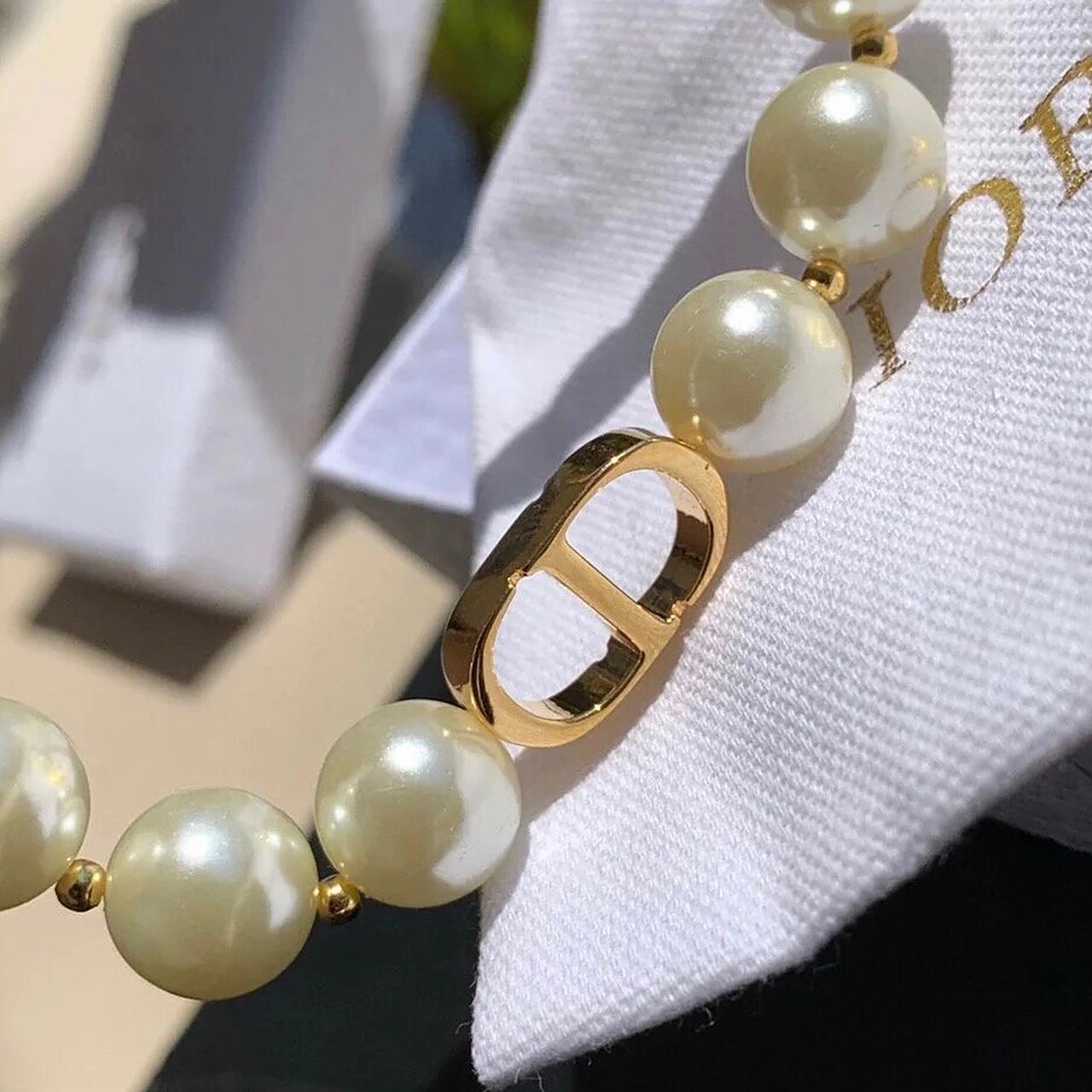 dior珍珠项链|94简直啦仙女0269♀15项链 dior迪奥cd珍珠