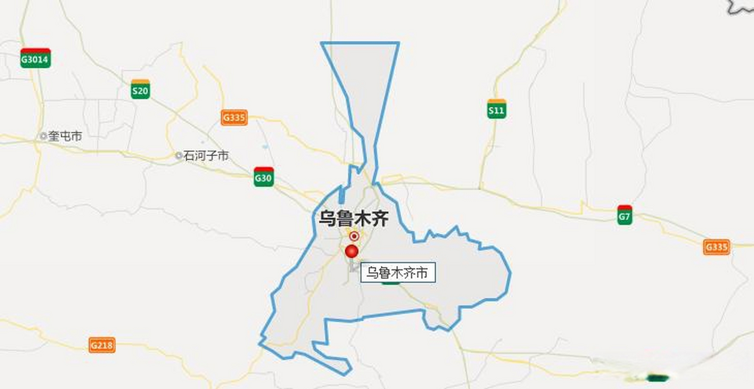 乌鲁木齐市各区地图图片