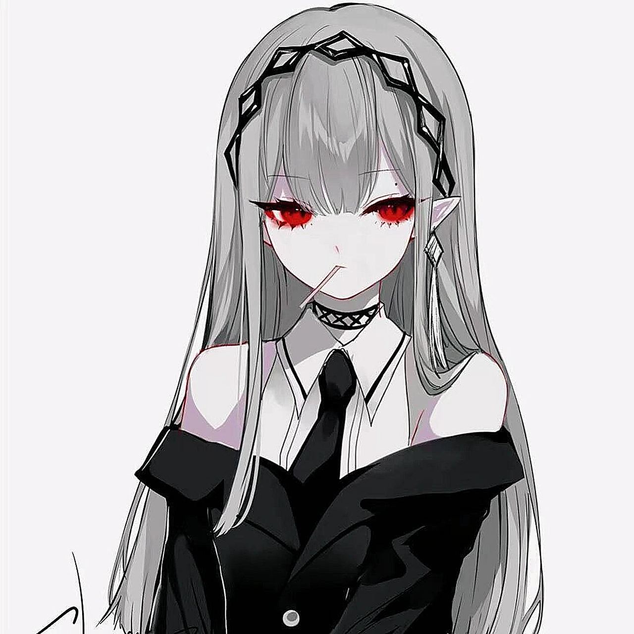 红色系头像分享 喜欢自取#二次元# #头像分享# #优质女头# #高冷御姐