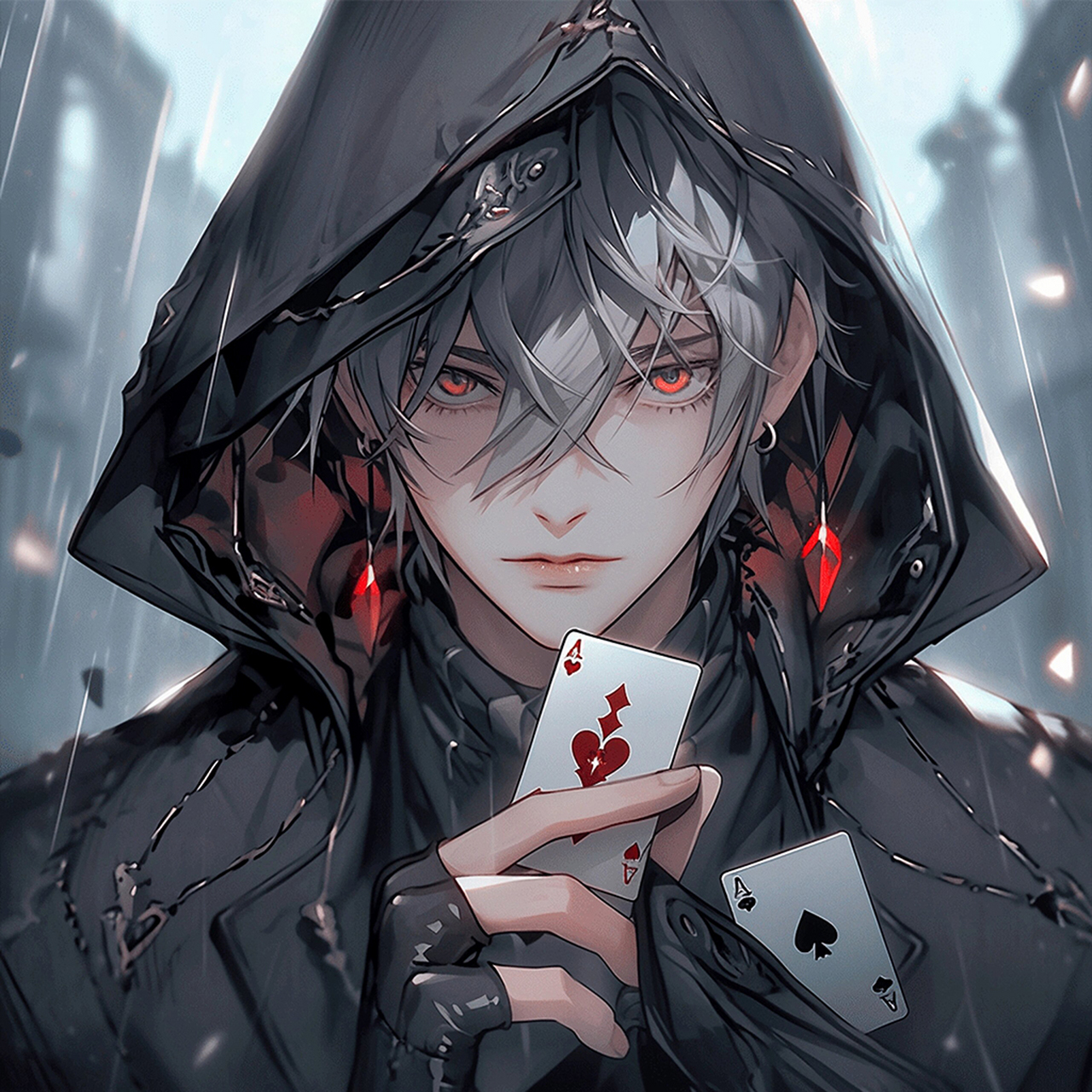 杀气十足的动漫头像男 97哇塞!