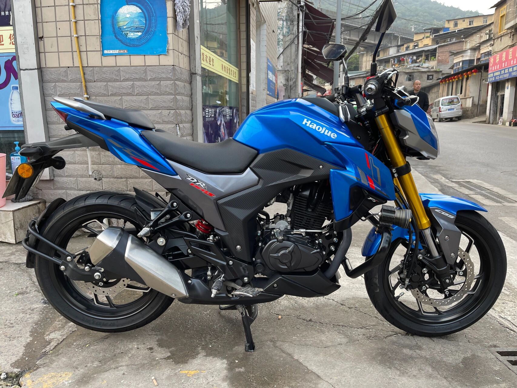 20年豪爵的人150s 9000公里 20年豪爵dr150s 高配分离式手把 成色车况