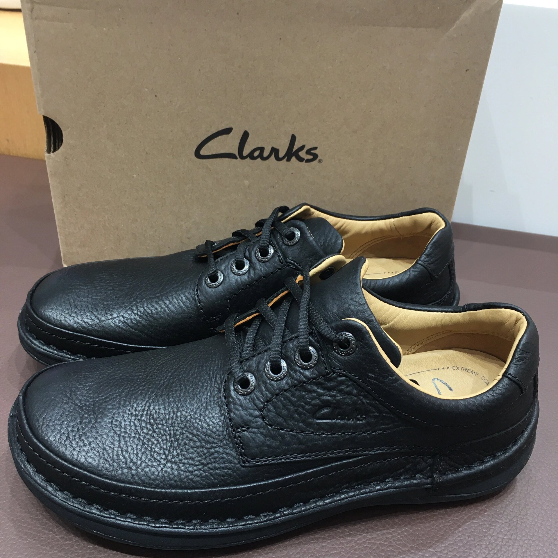 clarks 其乐经典休闲皮鞋气垫王