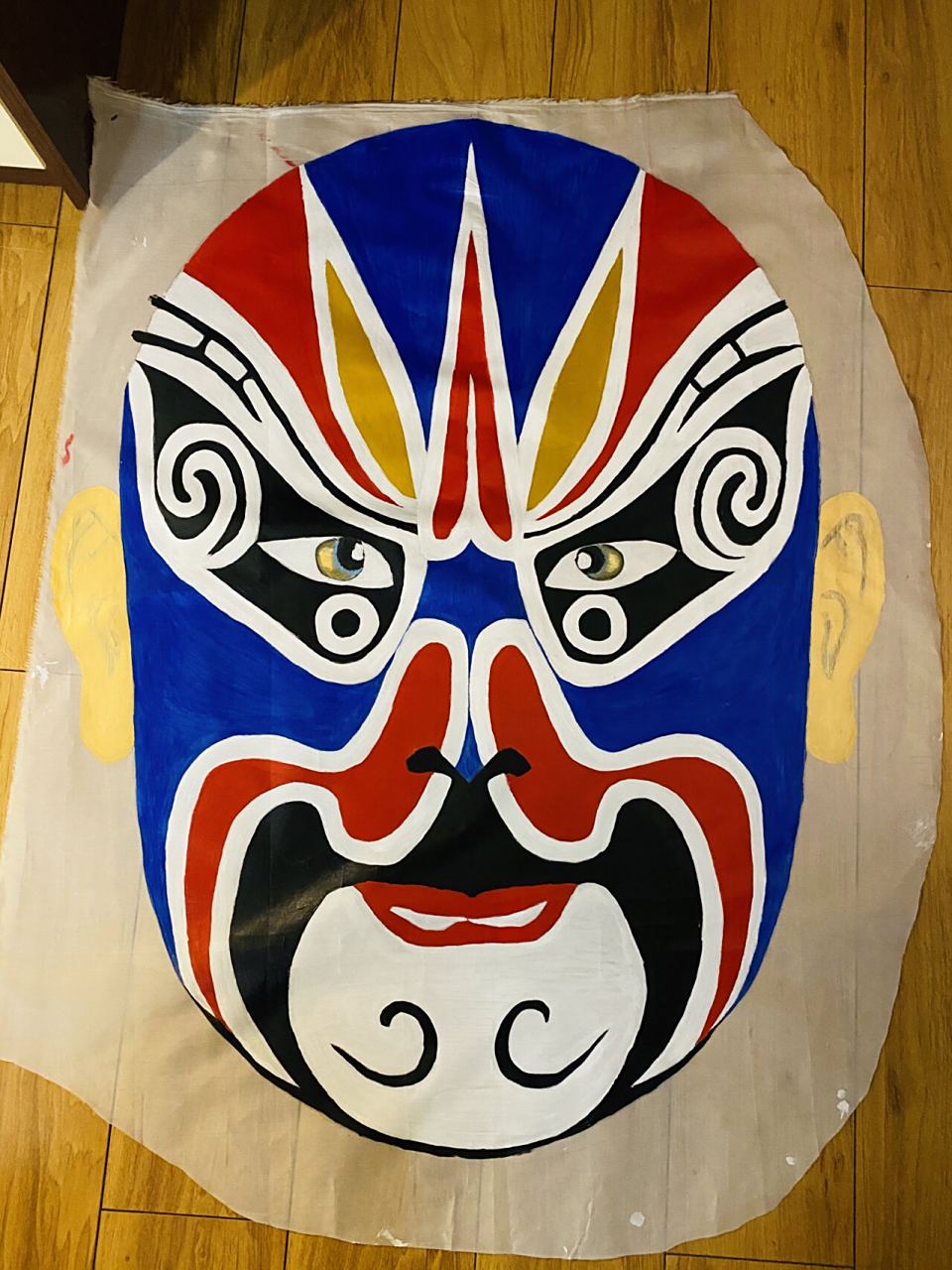 京剧脸谱之蓝脸的窦尔敦2021年10月12日