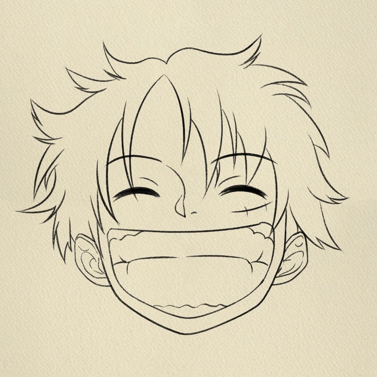 路飞简笔画‖(48)