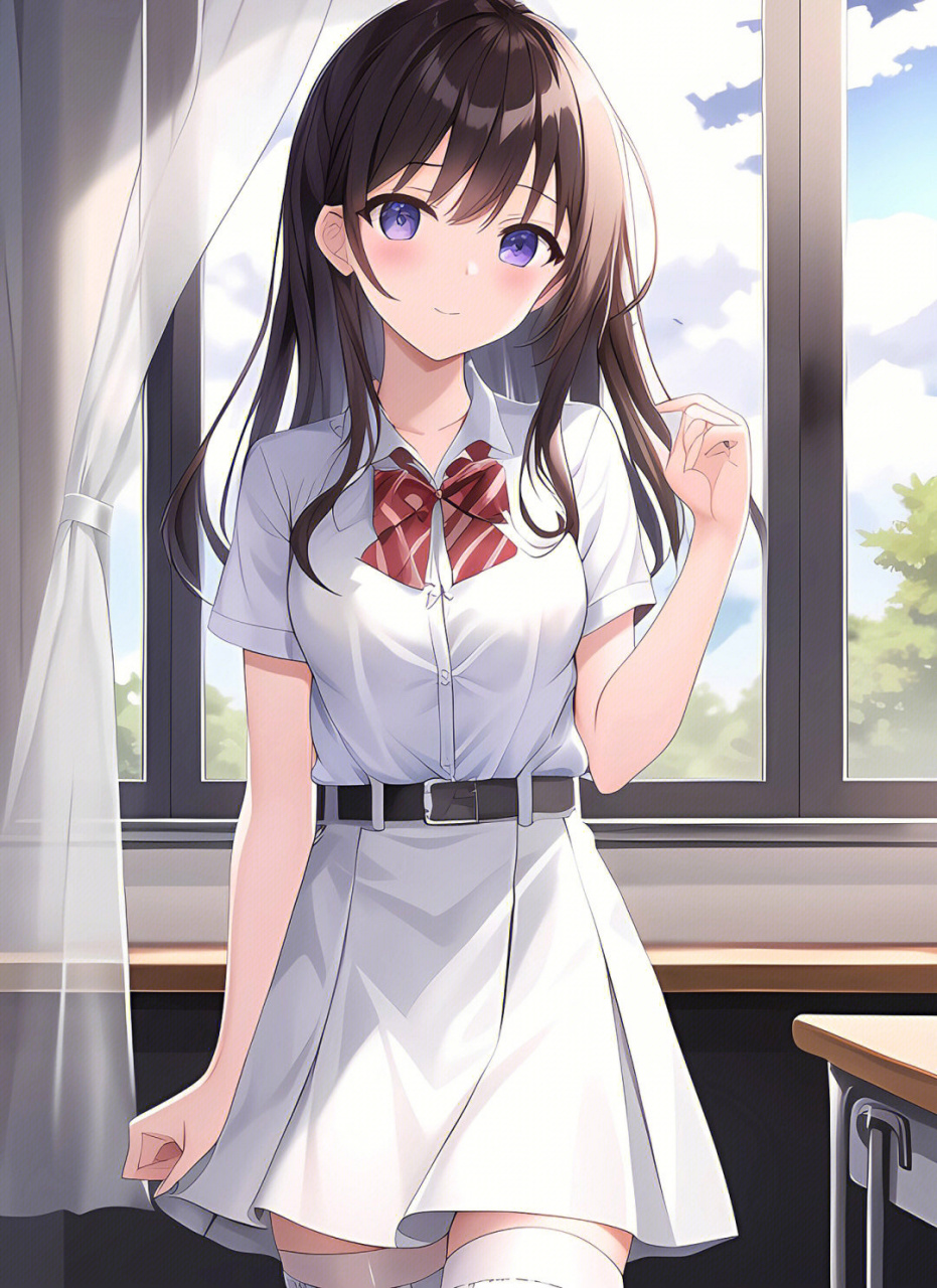 二次元少女背景图 美女背景图