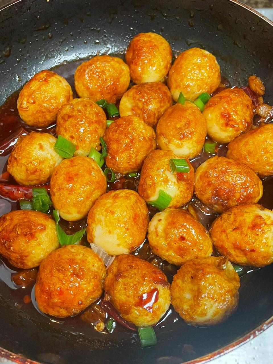 跟着做的虎皮鹌鹑蛋也太下饭了!
