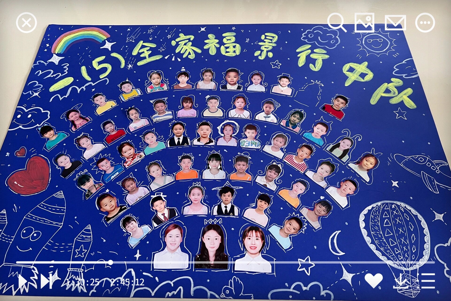 小学班级全家福