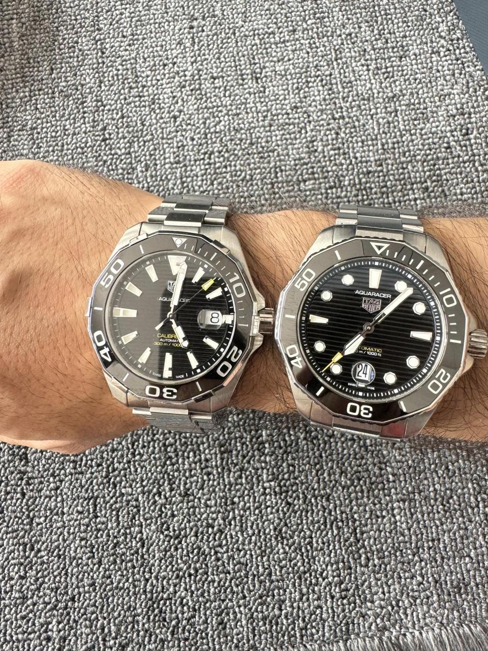 泰格豪雅竞潜300系列潜水腕表.