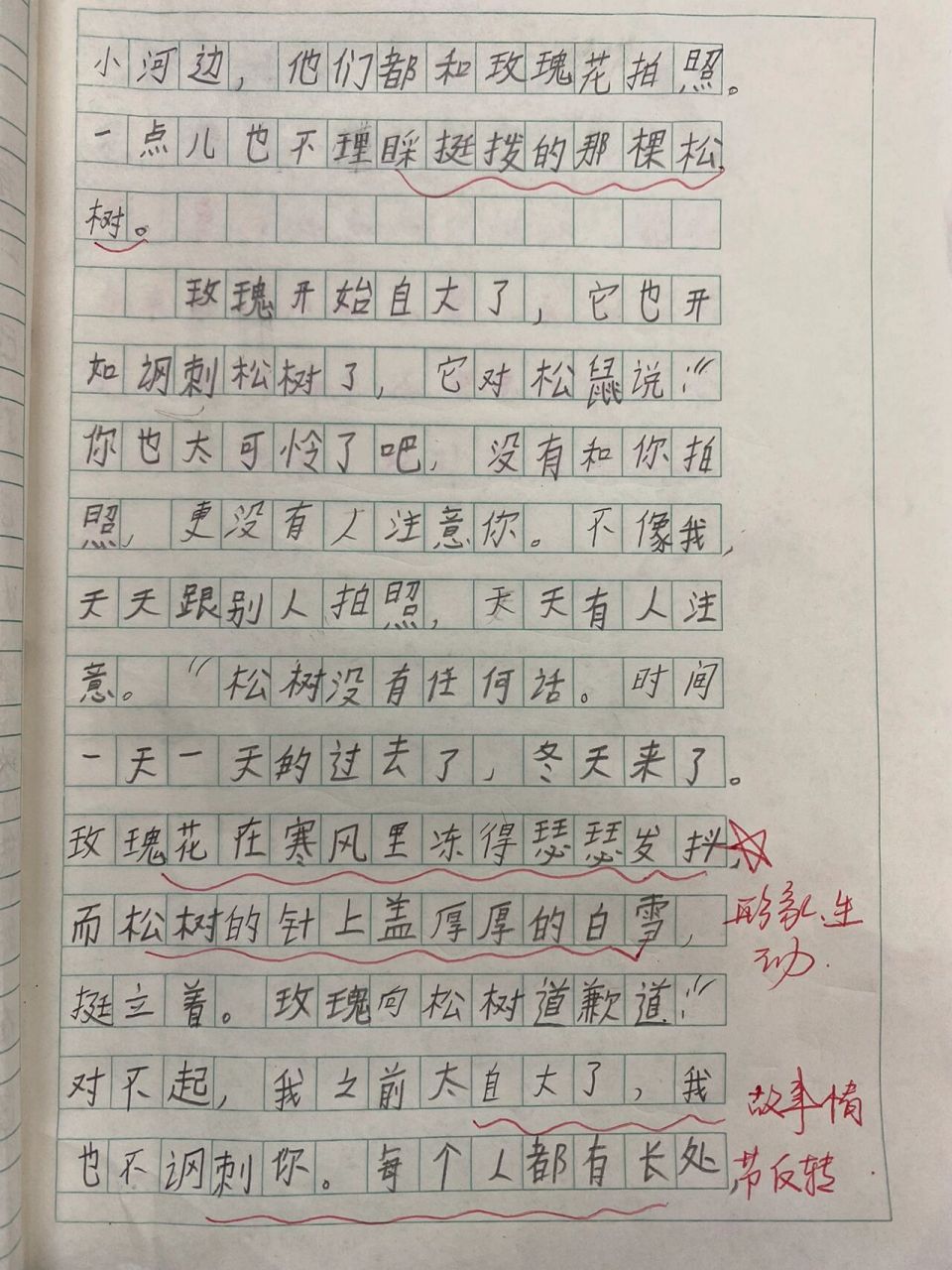 编童话 《骄傲的玫瑰花》