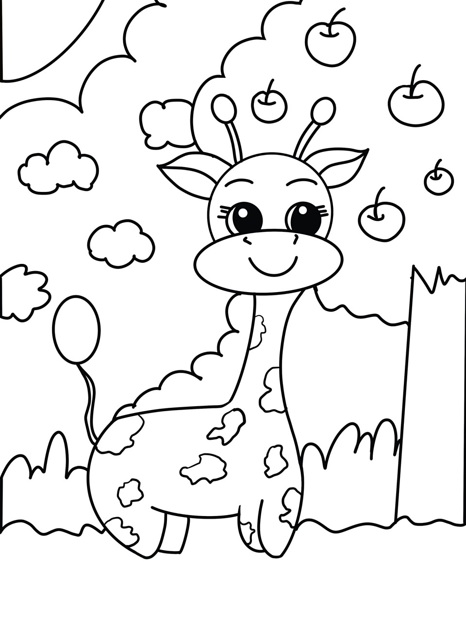 长颈鹿儿童画 创意画 #儿童简笔画# #创意儿童画# #创意美术儿童画