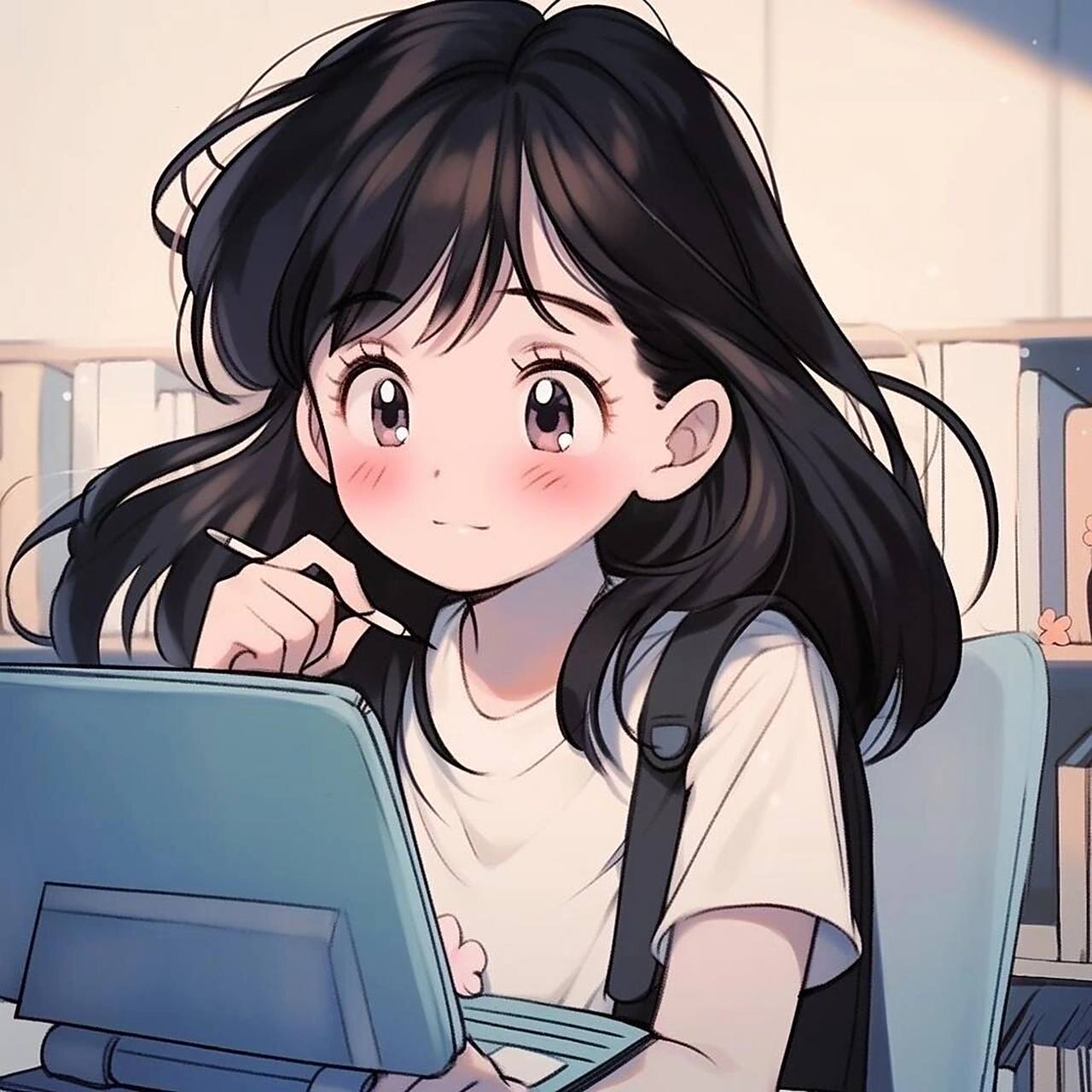 学生党女生专用头像 这组书卷气女生特别适合学生和老师呢大家还有