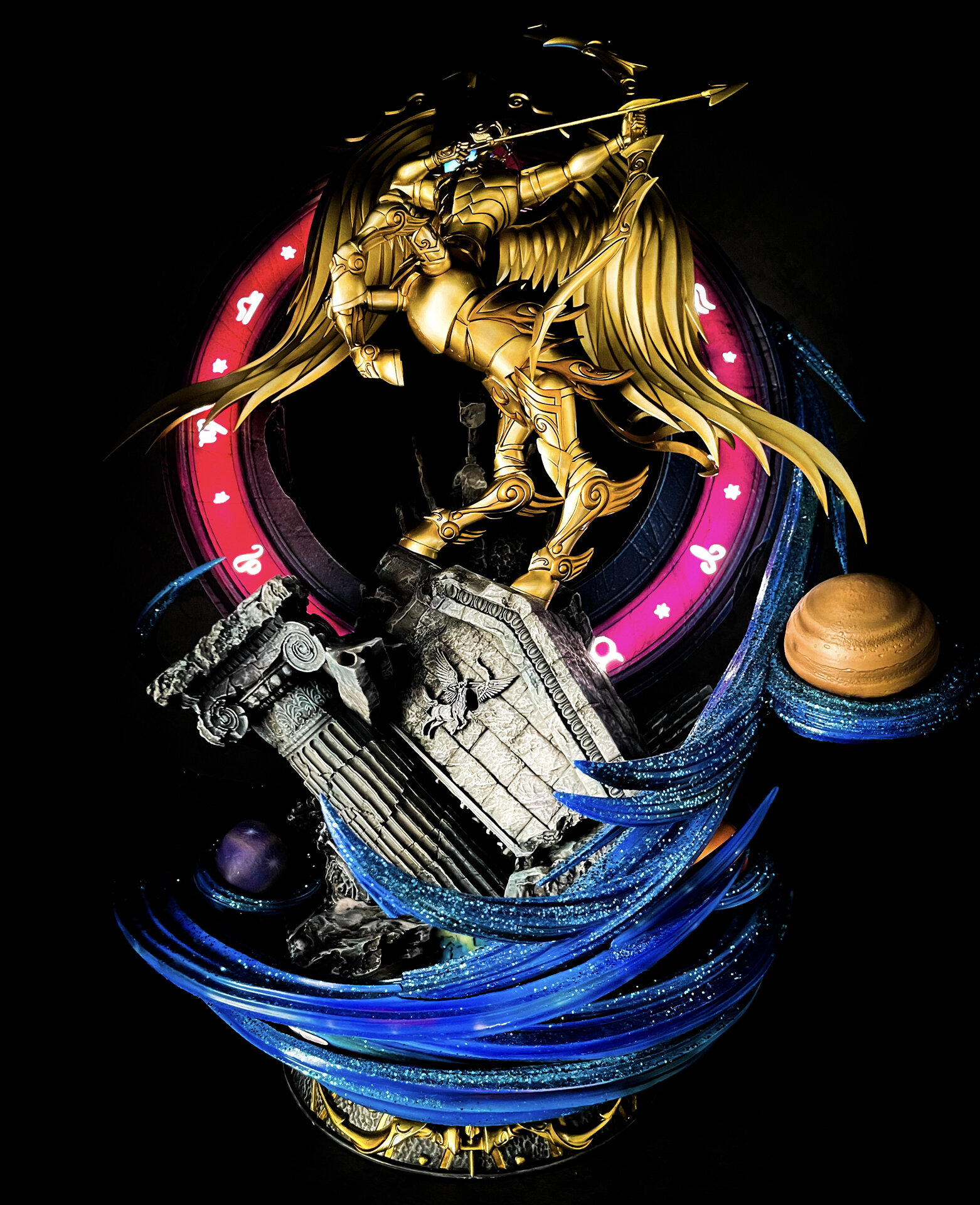 圣斗士雕像|神射手座·艾俄洛斯|黄金魂 开箱新系列super six & tpa