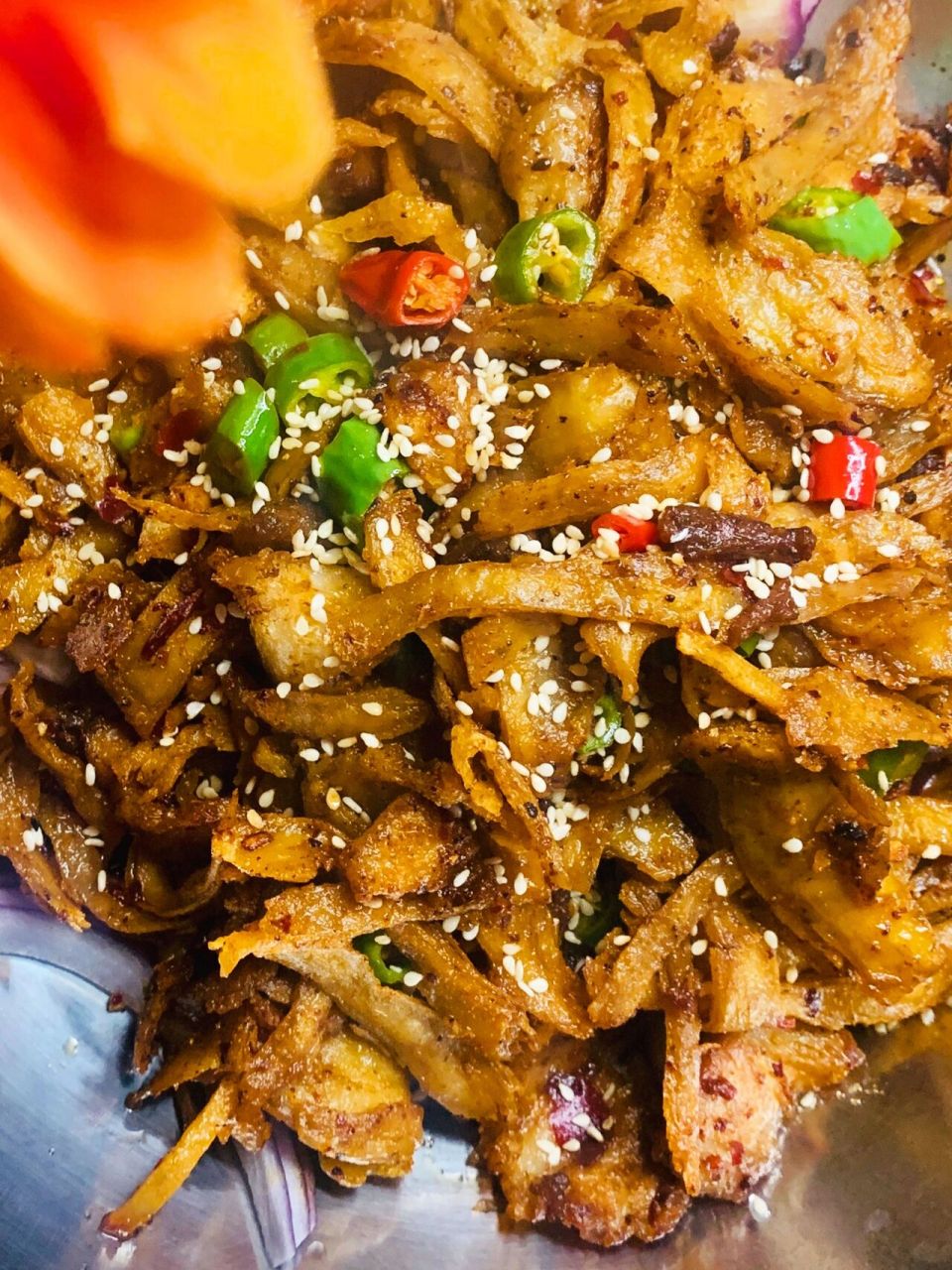 干锅手撕面筋,永远吃不厌,不吃会后悔!