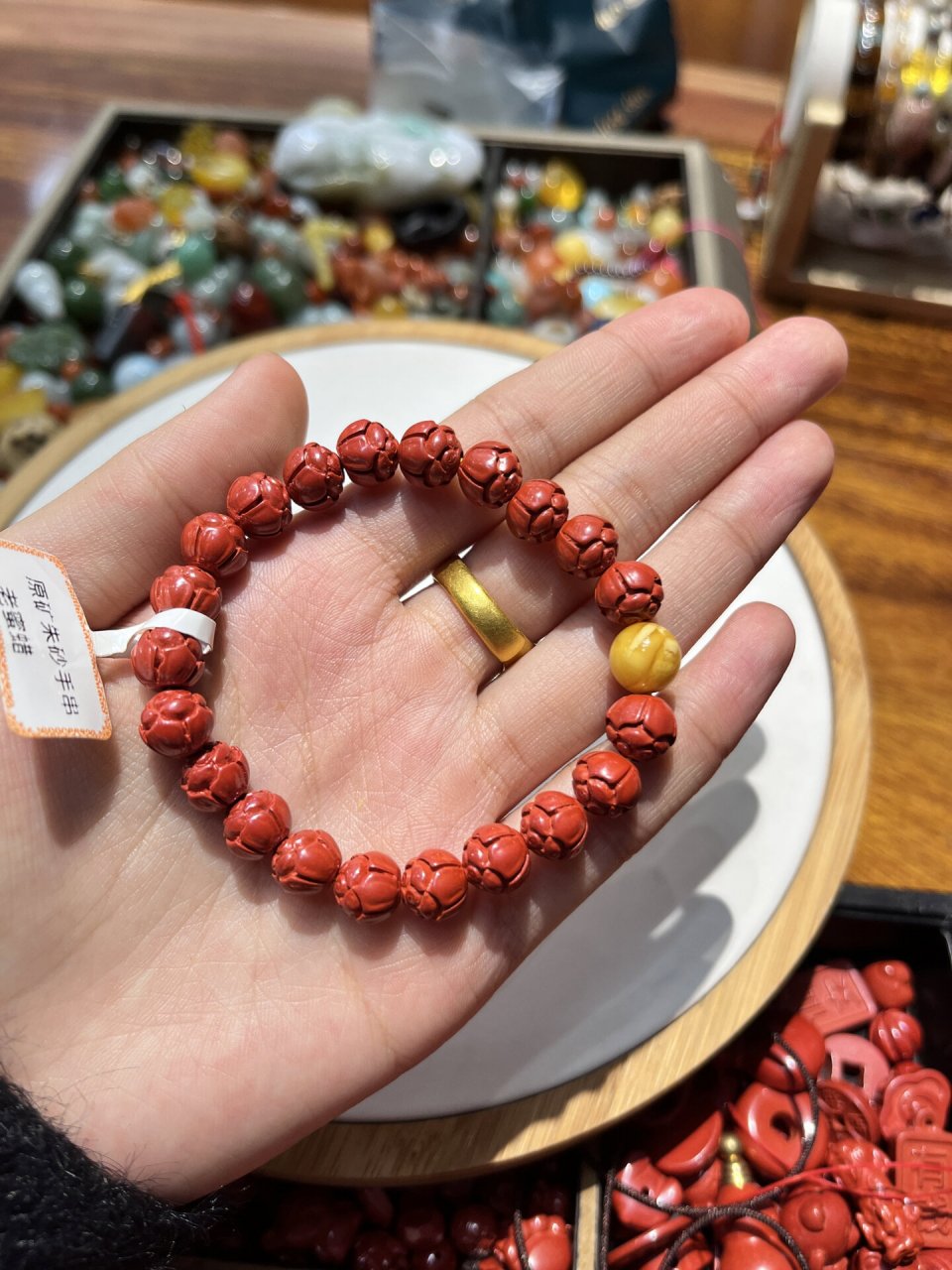 转运|带朱砂,行好运,招财转运,祈福 入手必备的一款极品朱砂首饰 非常