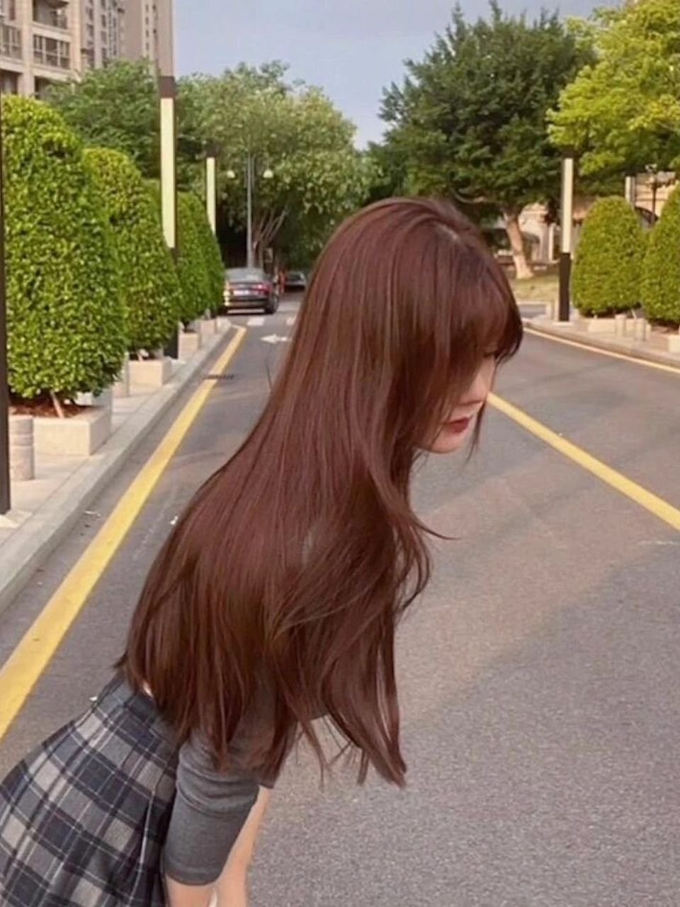 暖棕 一定要染的发色非常显白 暖色系的棕色染发非常适合亚洲黄皮肤