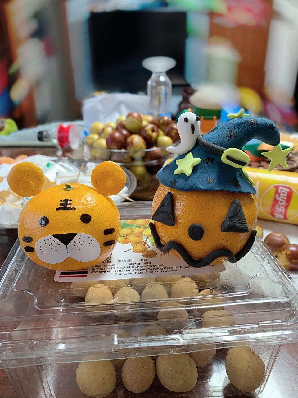 幼儿园手工,水果娃娃 幼儿园第一次手工作业水果/蔬菜娃娃,小红书上找