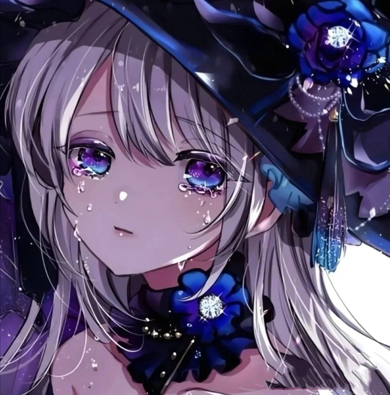 哭泣的女生头像