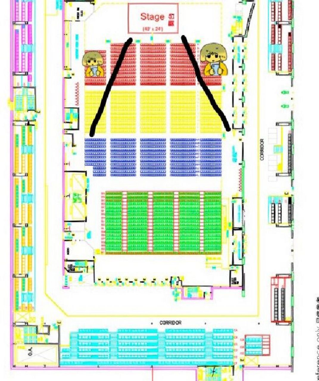中心 九展汇星座位 黑帮少爷 很多人问我九展star hall的位置怎么看