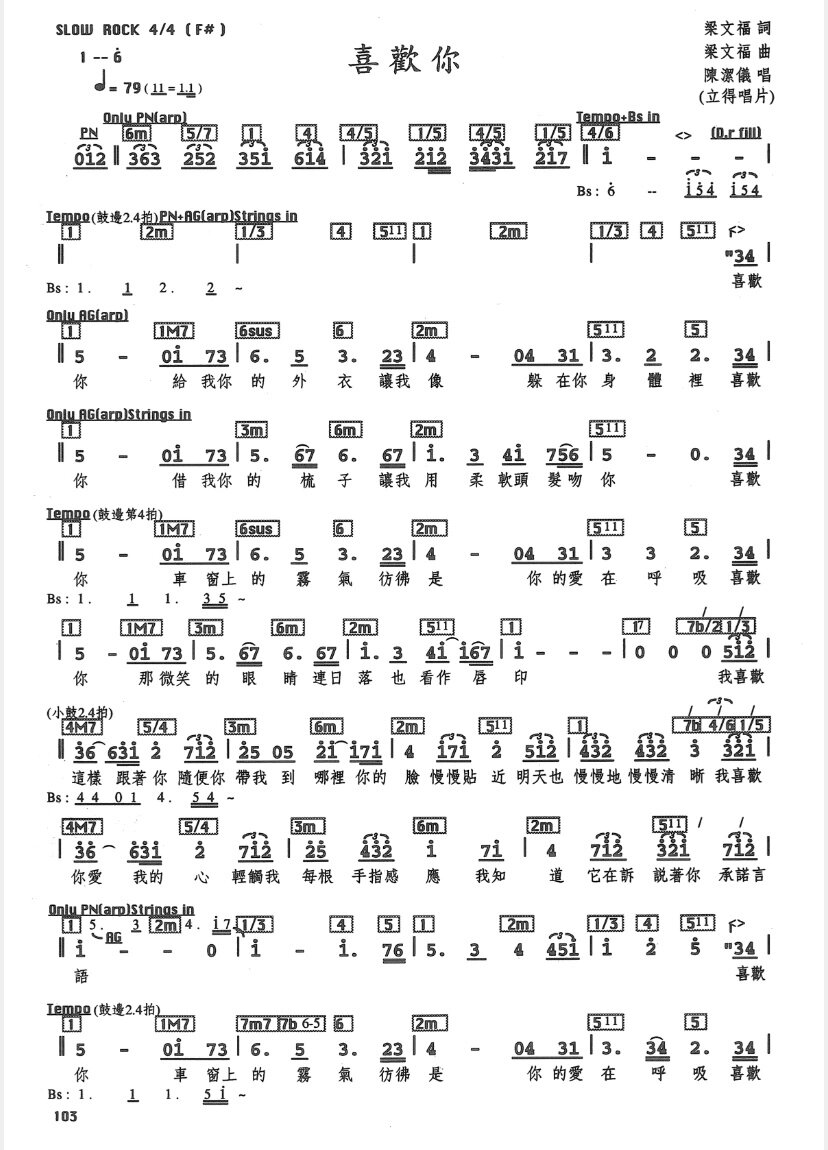 喜欢你-陈洁仪