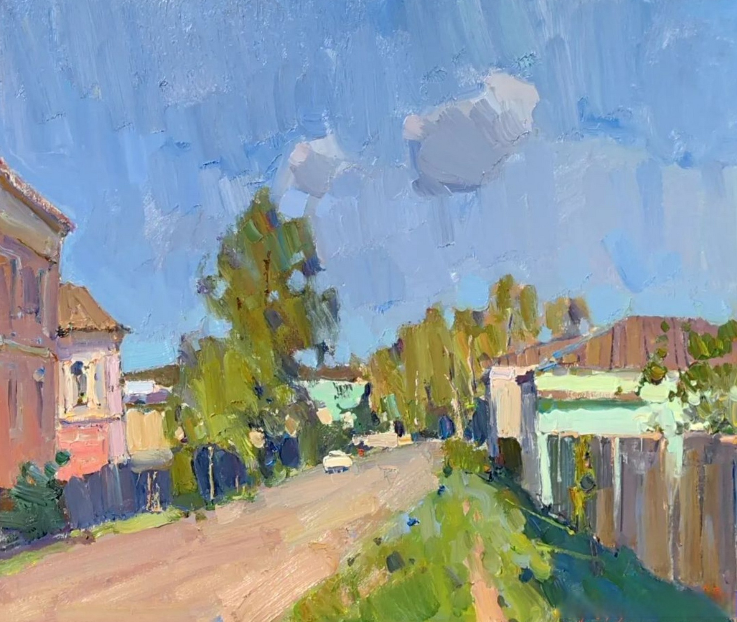 乡村美景 ХУДОЖНИК ОЛЬГА КУЗЬМИНА, Моск