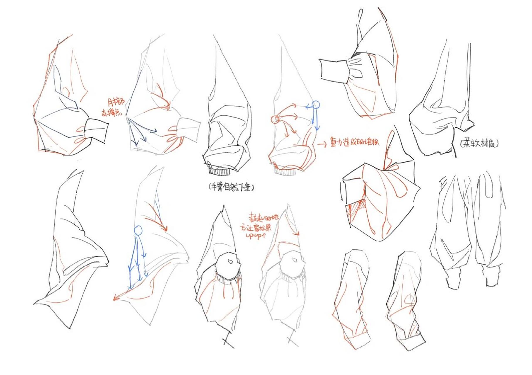 048泡泡袖 很喜欢这种宽松的袖子,每次画的时候都得很努力找参考(泪)