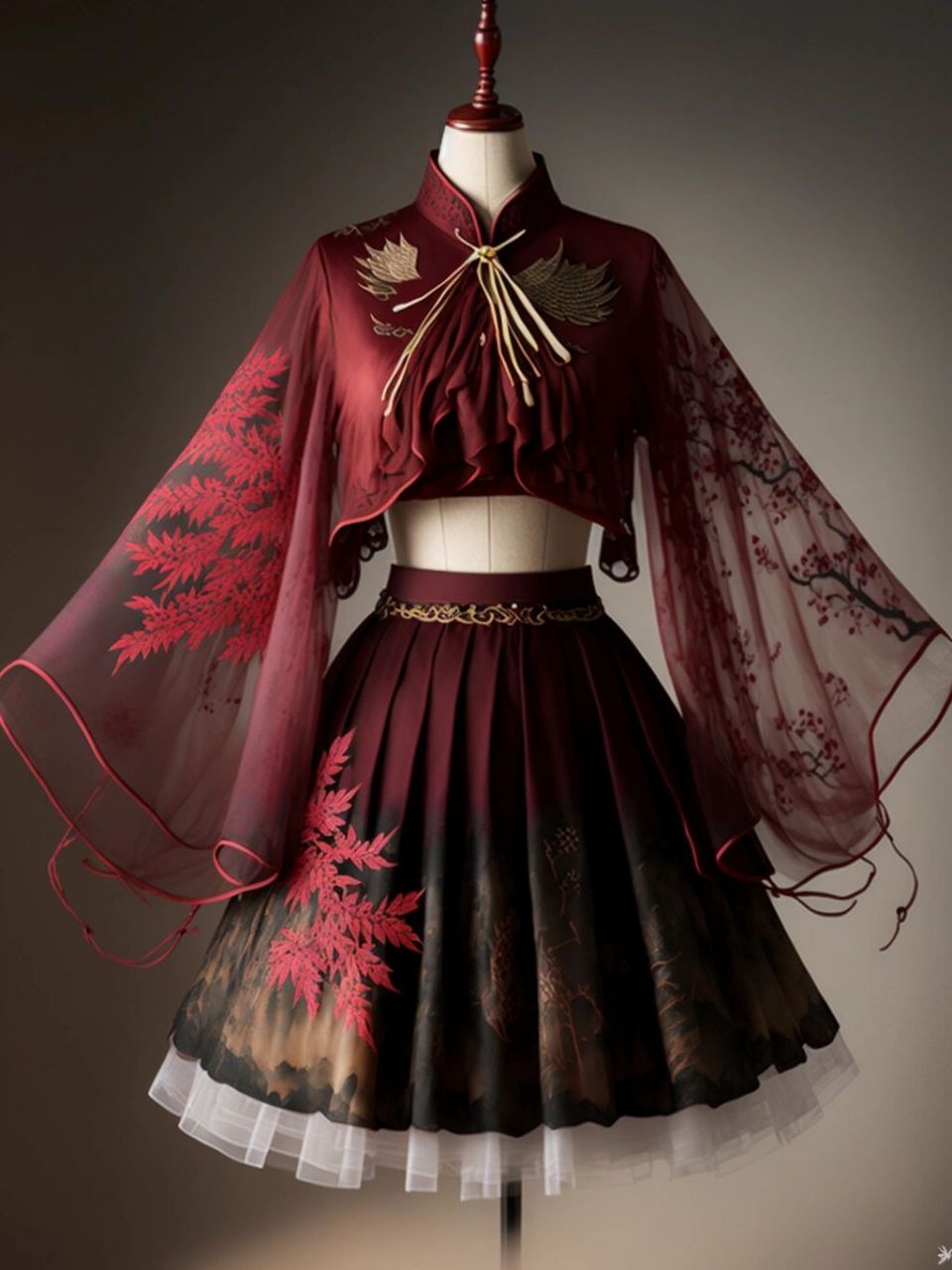 ai绘画 国风汉服系列 ai服装设计