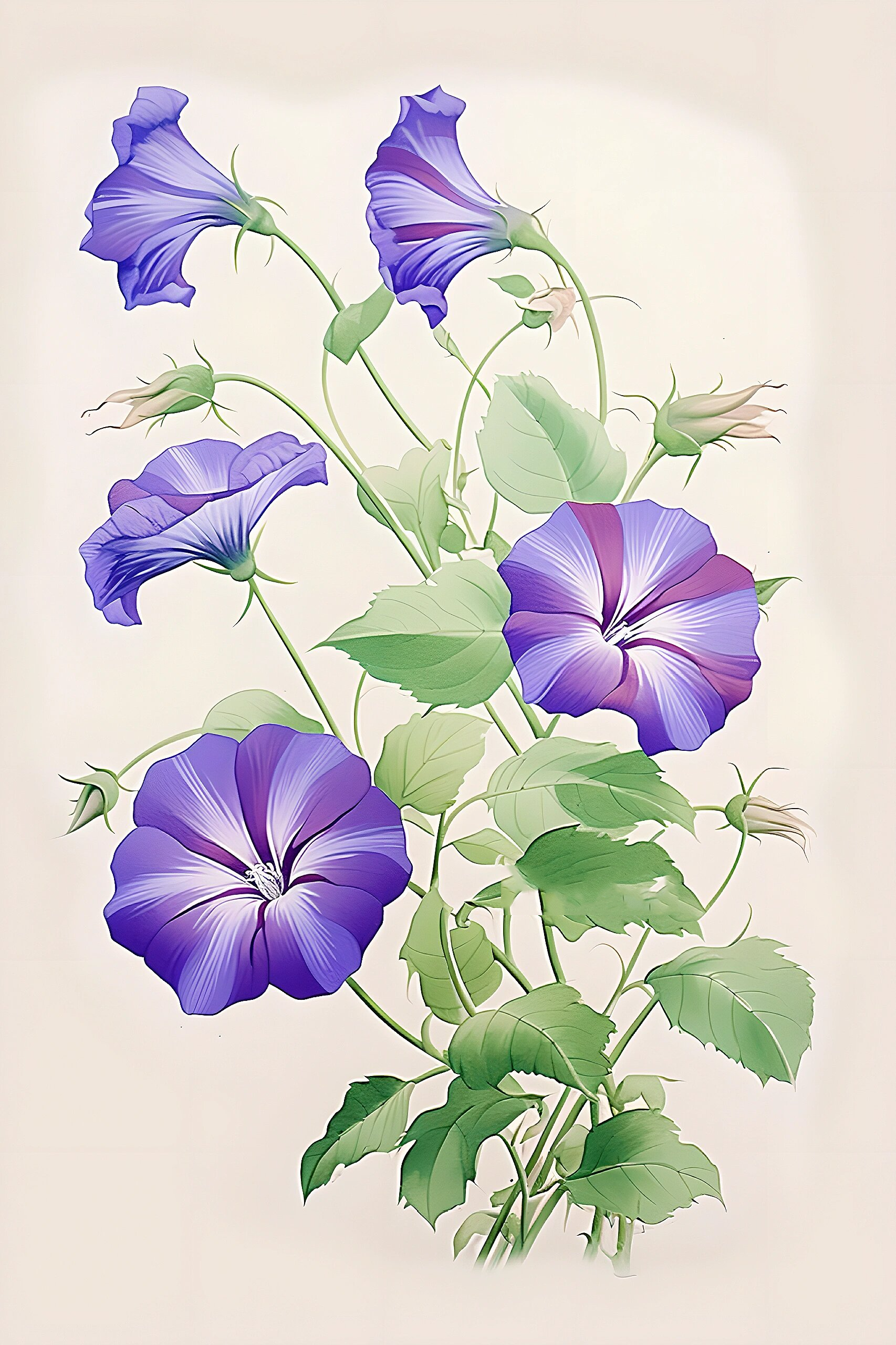 美图素材1000更74大自然的美妙旋律!牵牛花