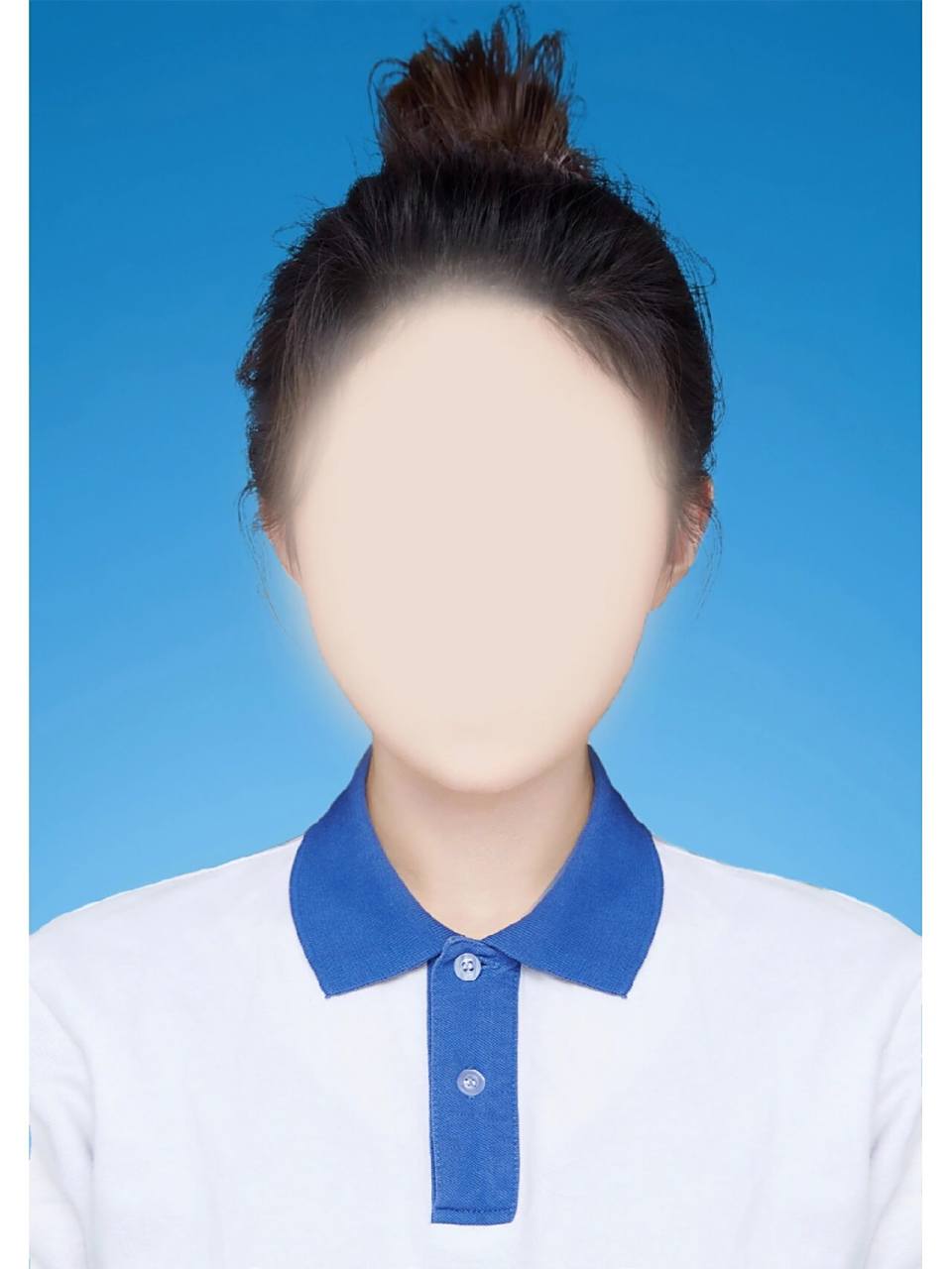需要蓝底的要求可修图 最近需要交蓝底证件照的姐妹可以试试这些模板