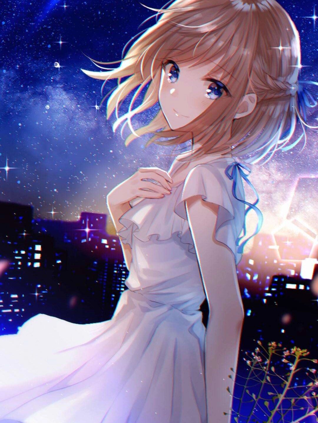 动漫壁纸—穿着白衣