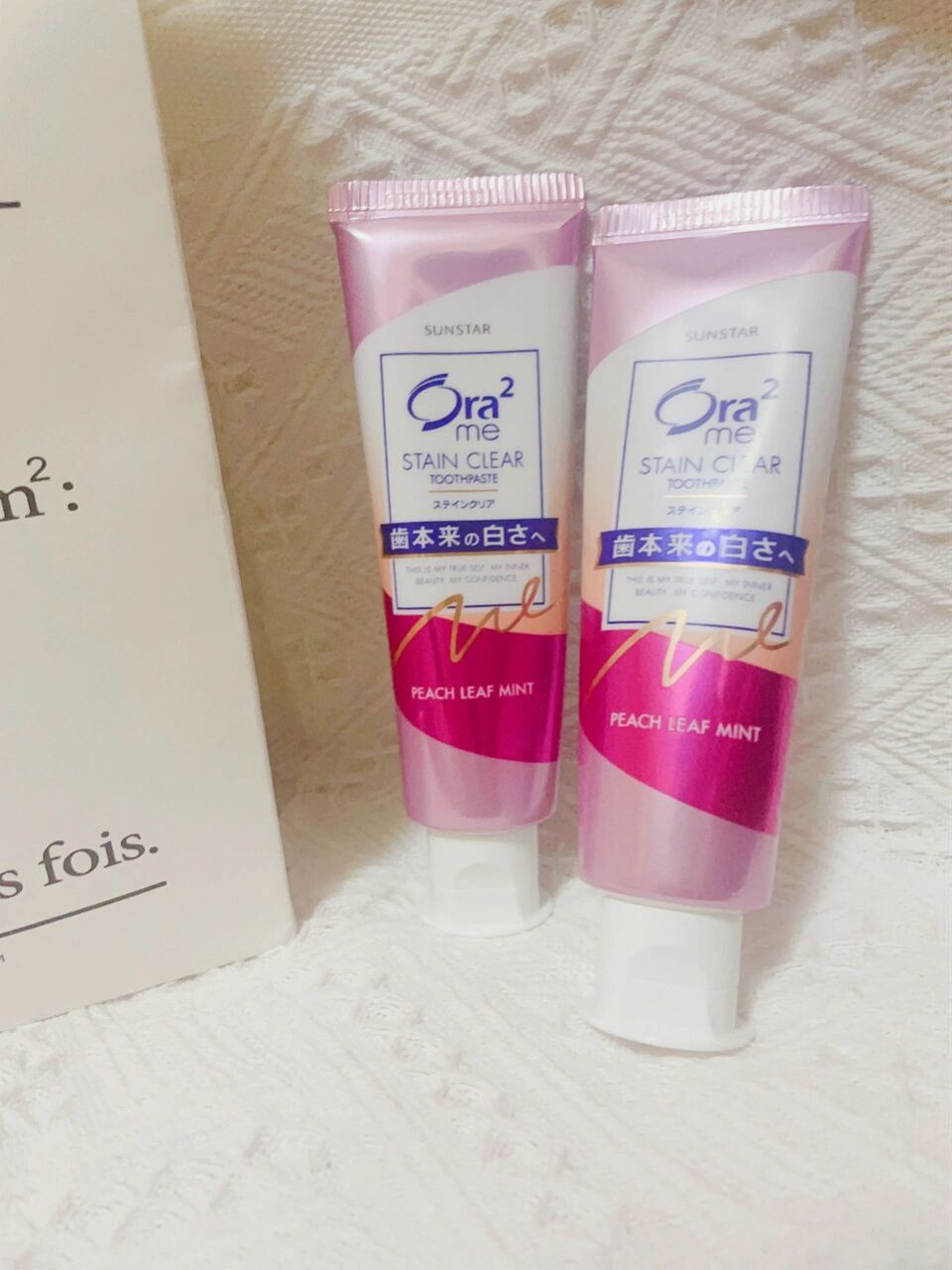 这款ora2鲜桃薄荷味牙膏是一款我钟爱了几年的牙膏.