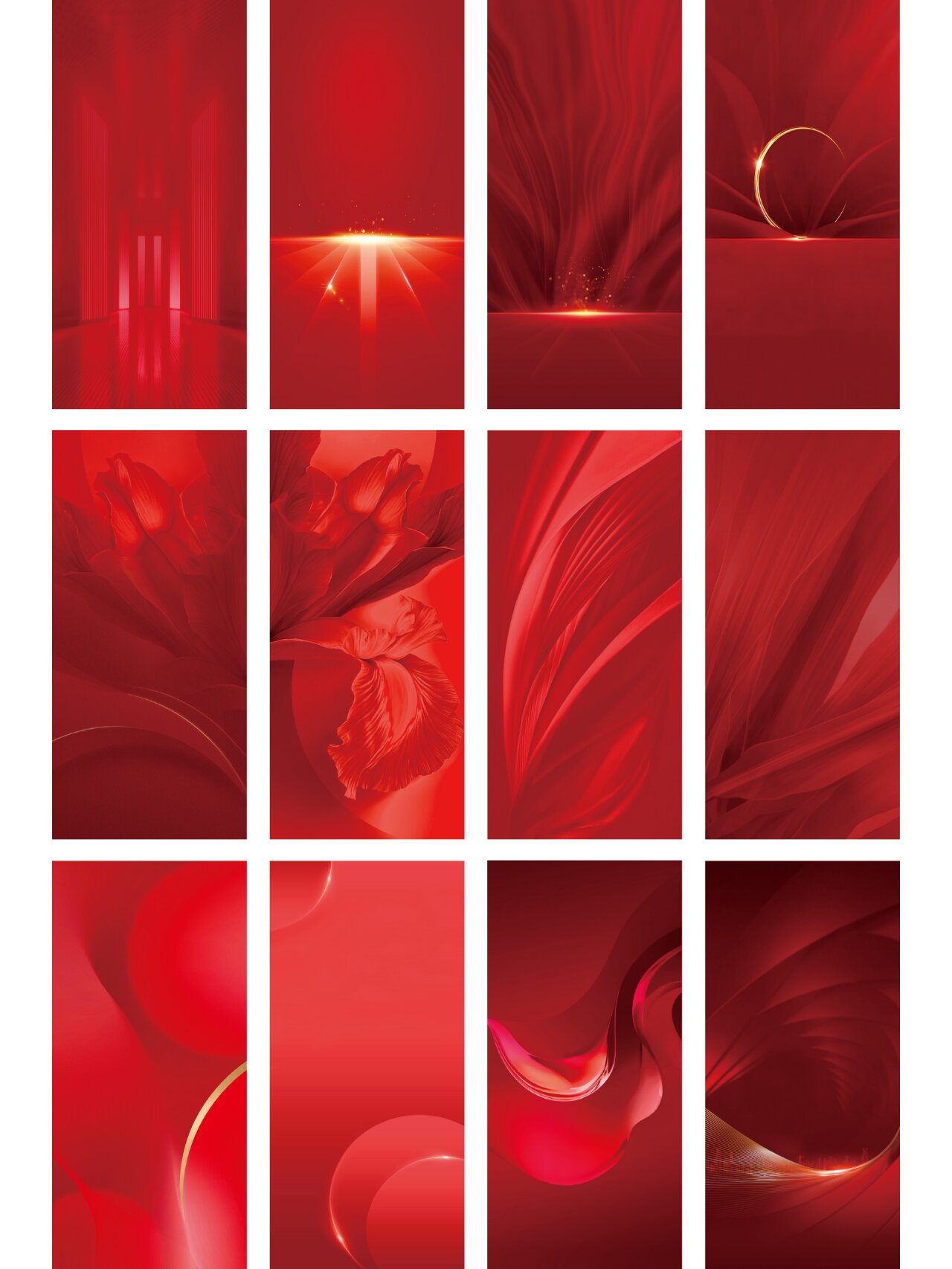 红色背景图|红色素材|色彩系列图