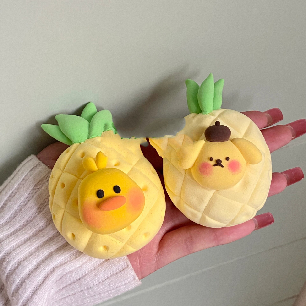 超轻粘土|粘土菠萝头95大合集 今天芋头带来了粘土菠萝95 菠萝头