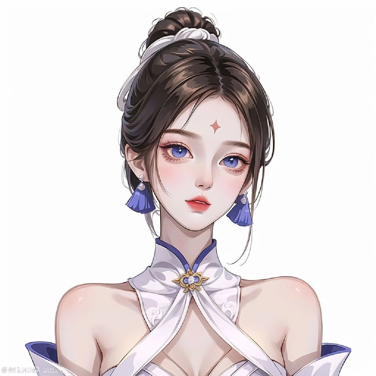 棕色系|女生头像-舞姬动,百媚生