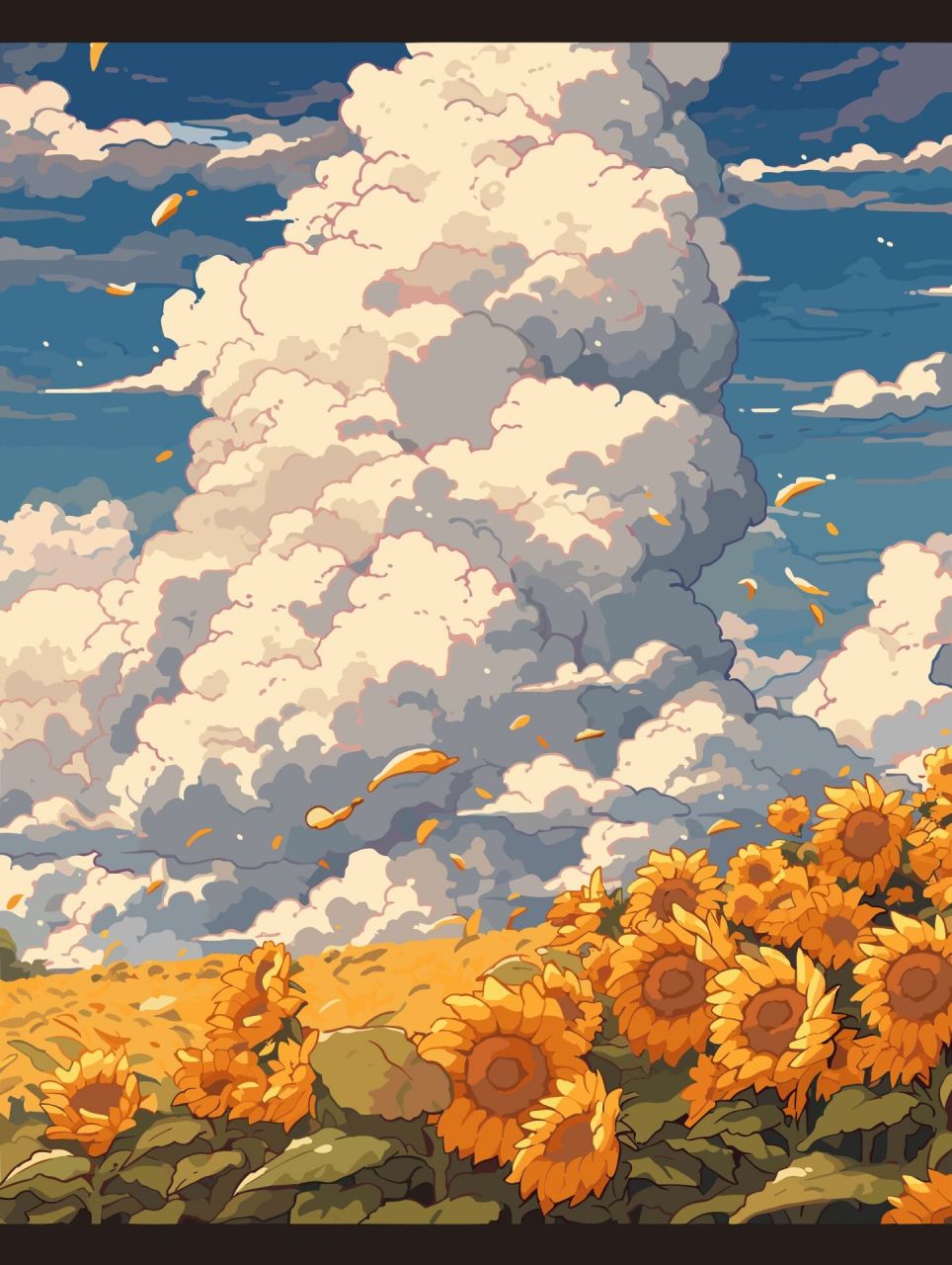 向日葵97 |送你好看的手机壁纸 经济越不景气,越来乐观开朗.