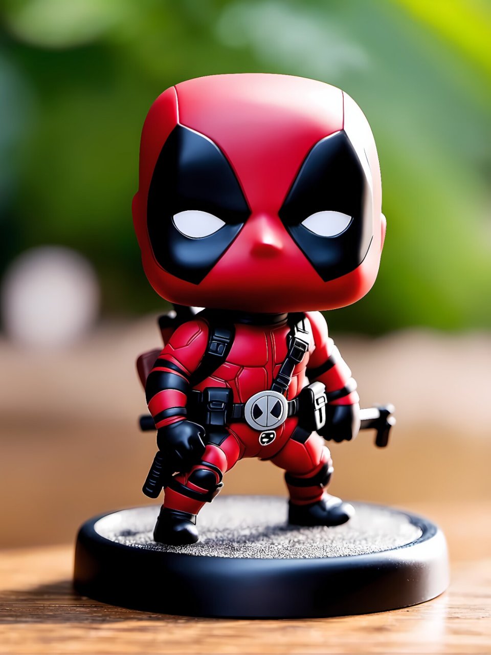 漫威宇宙 死侍 pop风格 q版 迷你手办