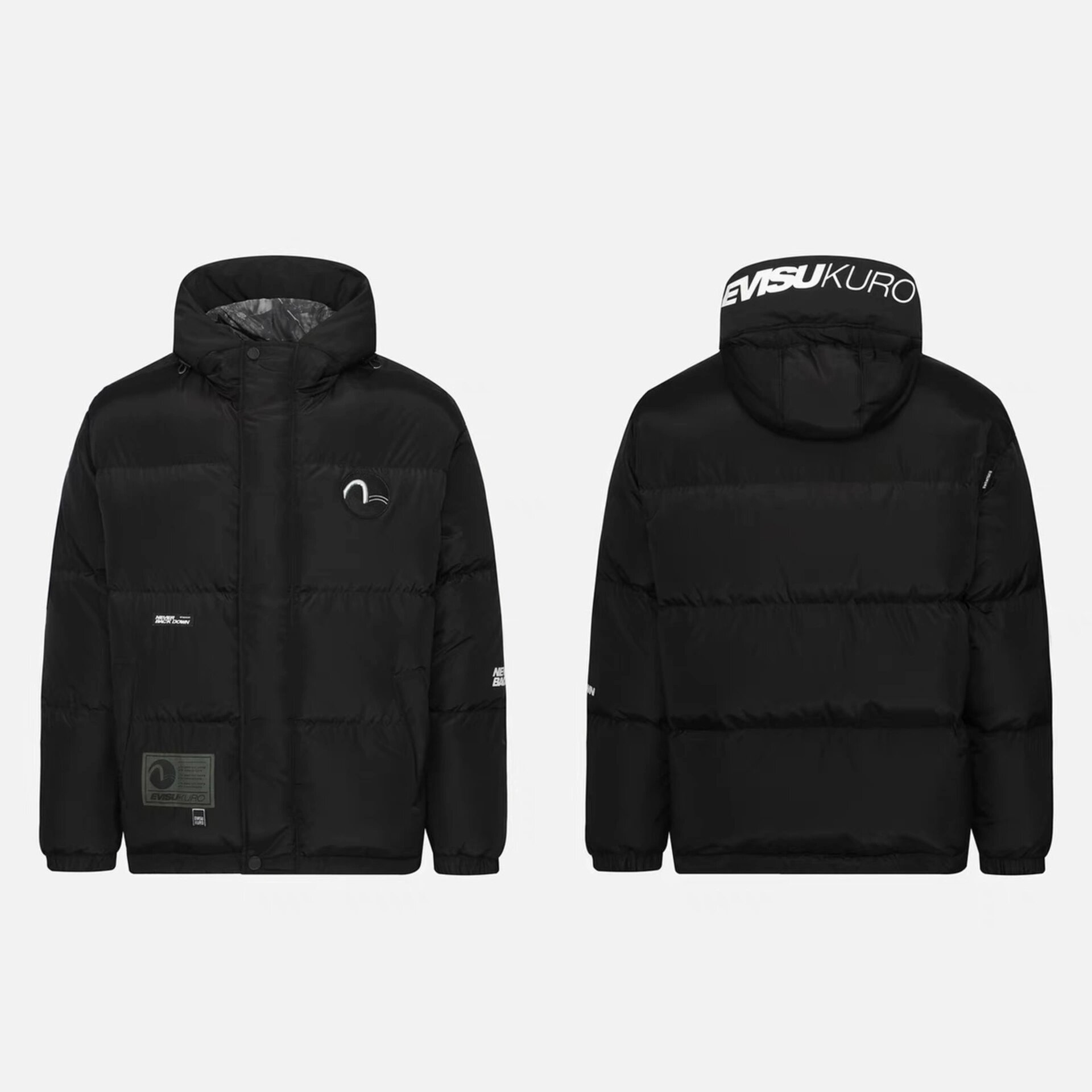 evisu福神 早秋 男女同款 羽绒服