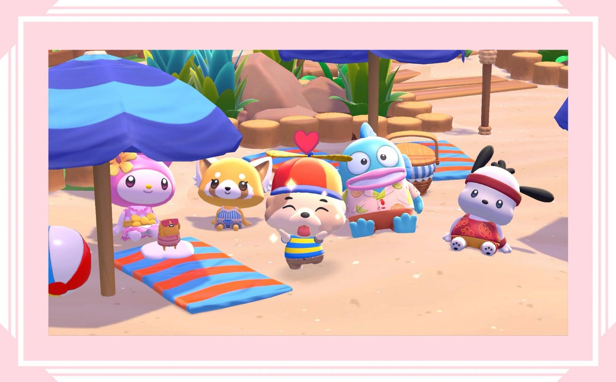 光看预告就等不及了 78动森风格的三丽鸥冒险游戏,集合了悠闲垂钓