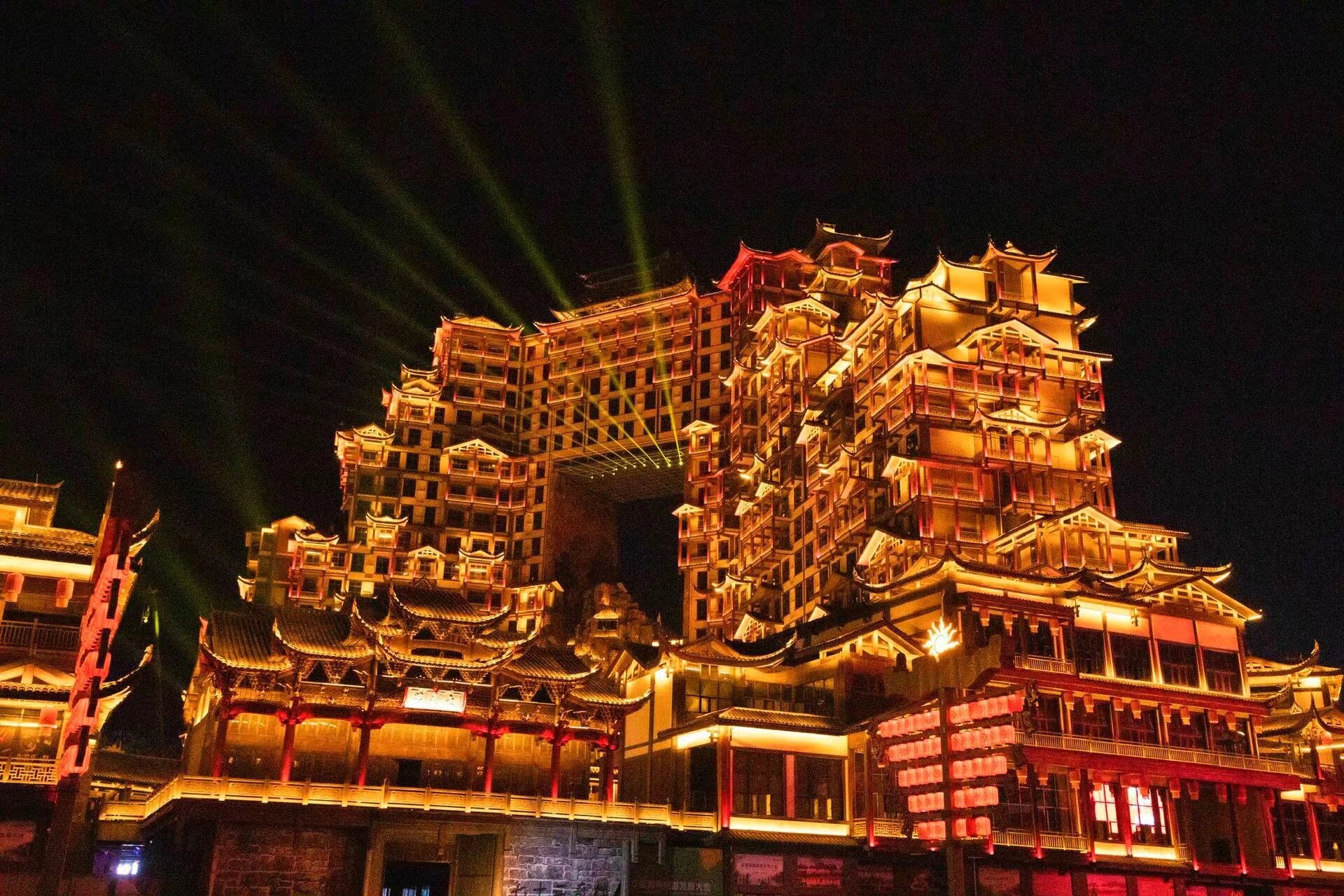 你想不到的张家界夜景