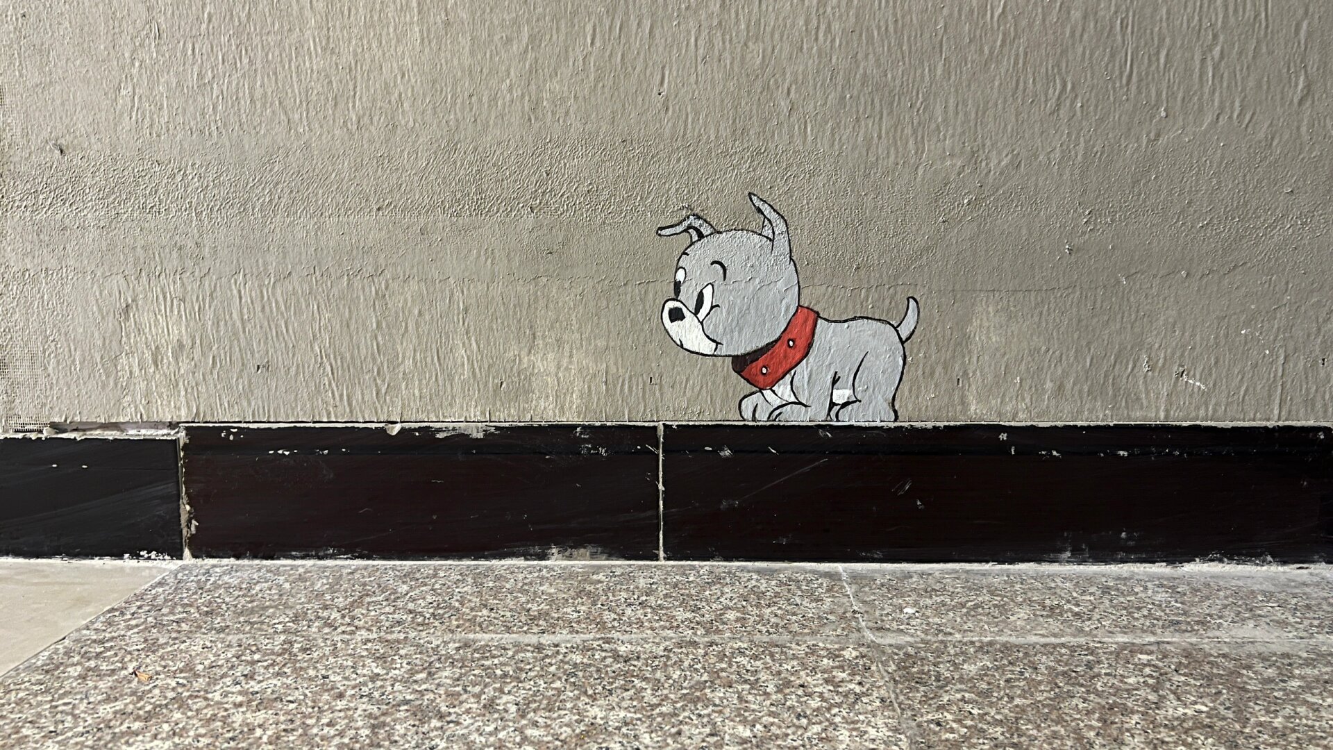 猫和老鼠墙绘