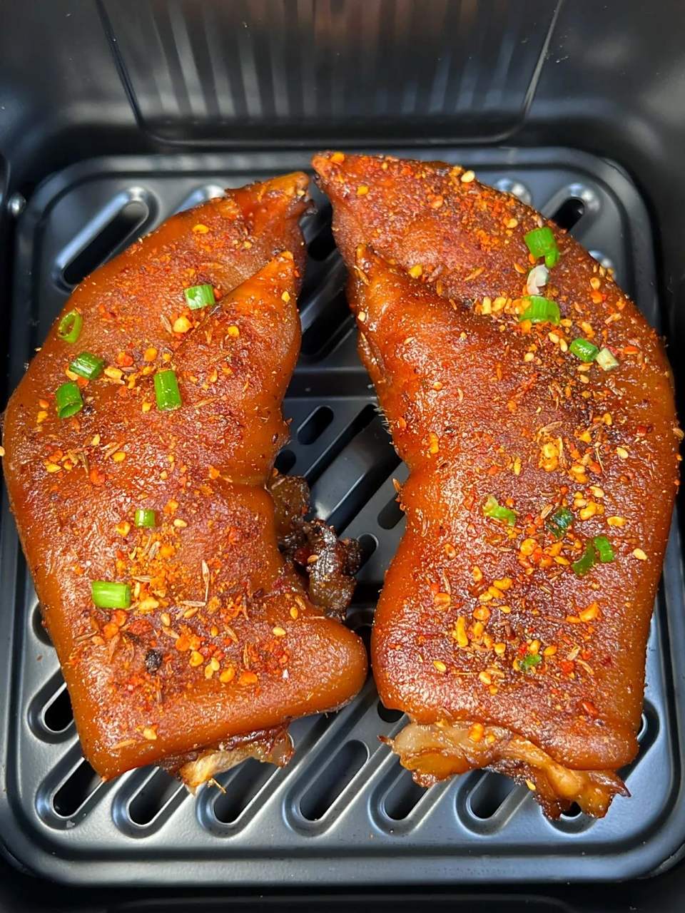 夜市烧烤之光75软糯脱骨的香辣烤猪蹄60|||夜市烤猪蹄,吃了一次真