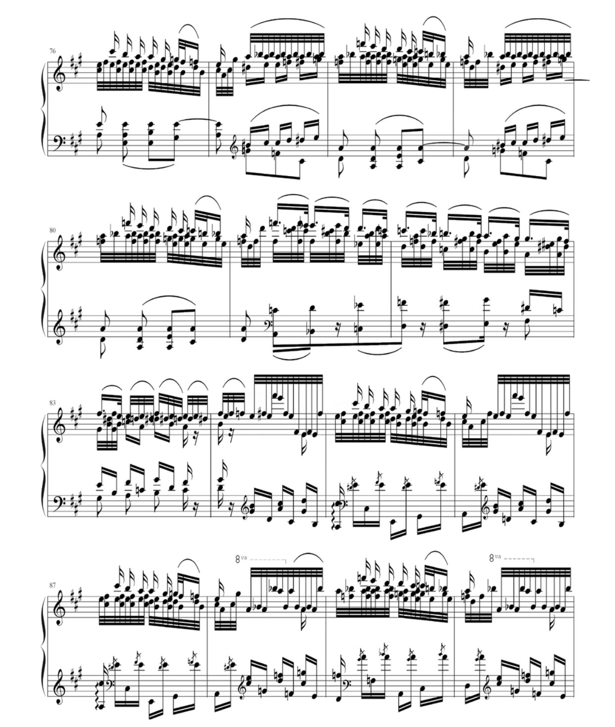 李斯特12首钢琴超技练习曲《鬼火》