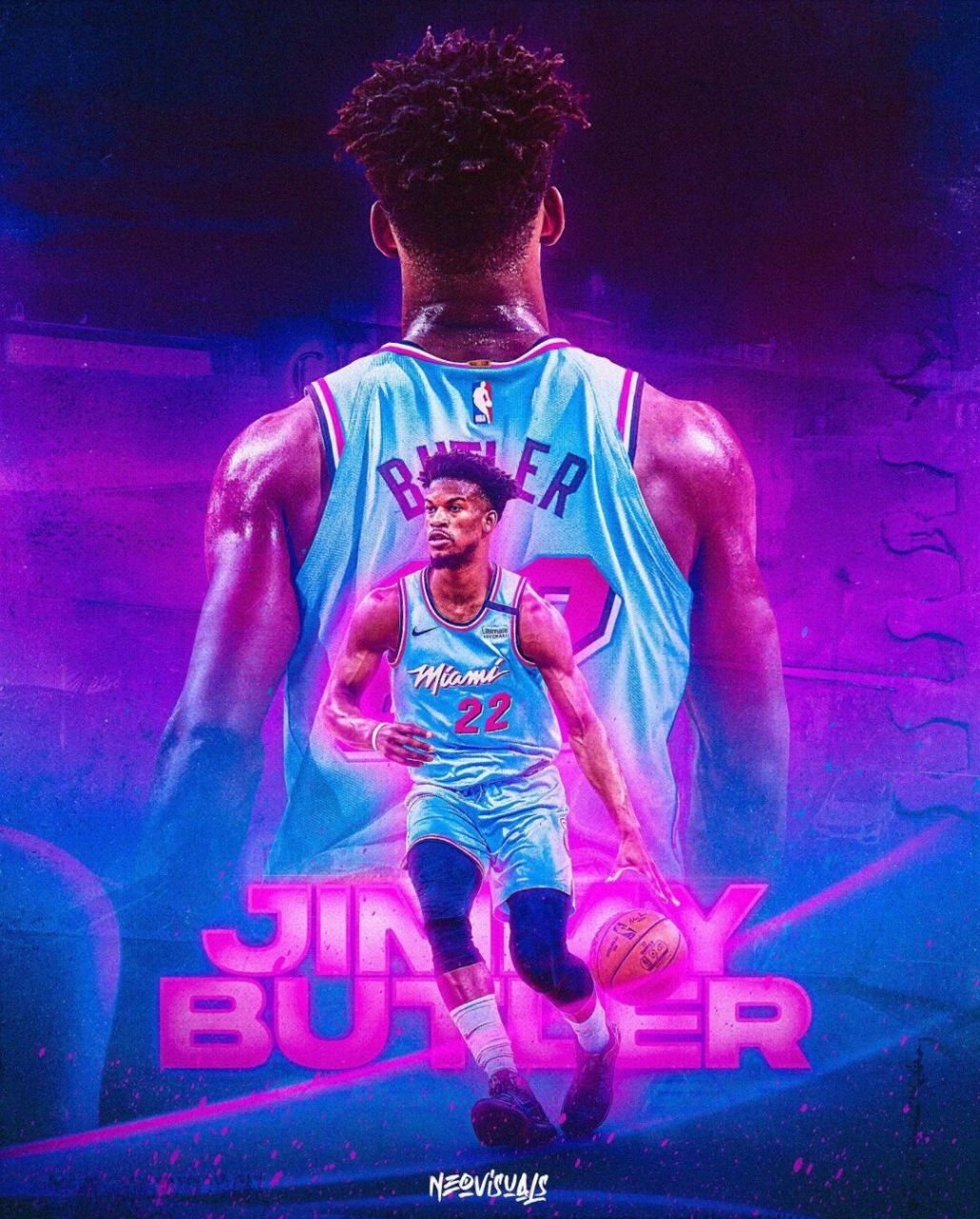 吉米·巴特勒 nba 篮球 热火队 手机壁纸