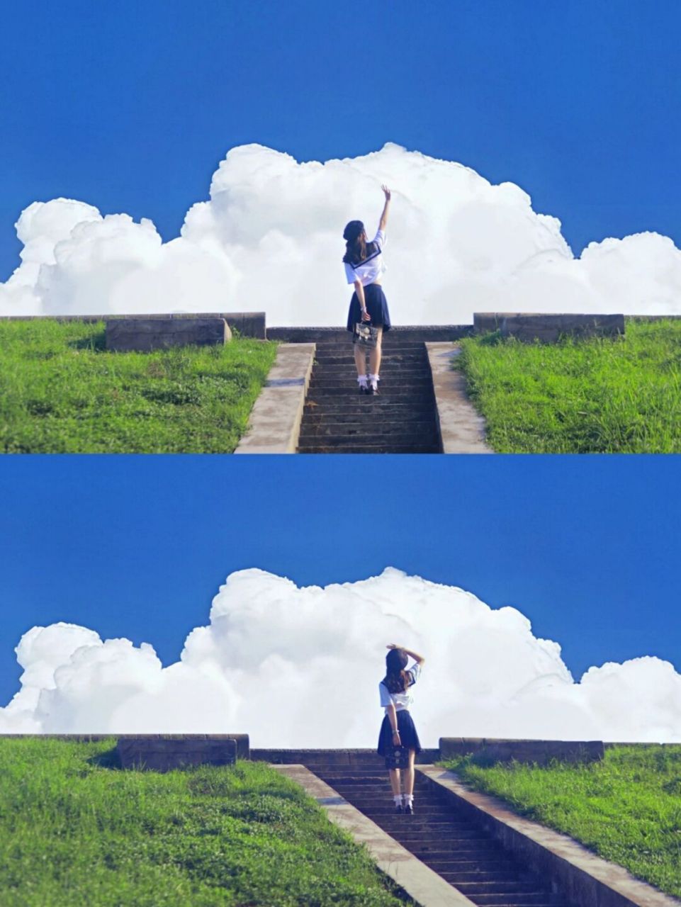 佛山约拍91动漫风天空写真78宫崎骏的夏天 一直都很想拍动漫风的