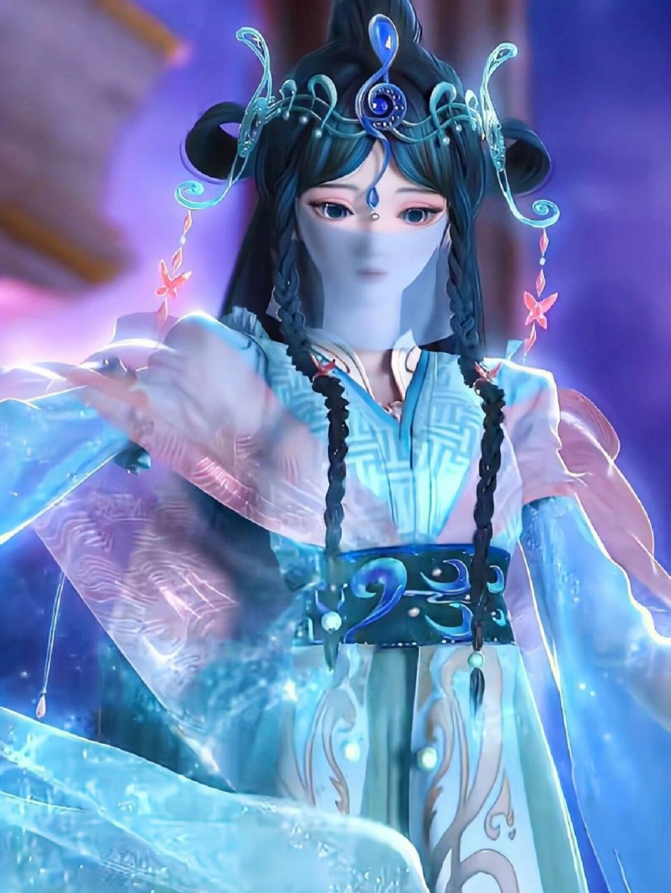 叶罗丽笛子仙子  新仙子有点像冰公主和罗丽公主的结合体